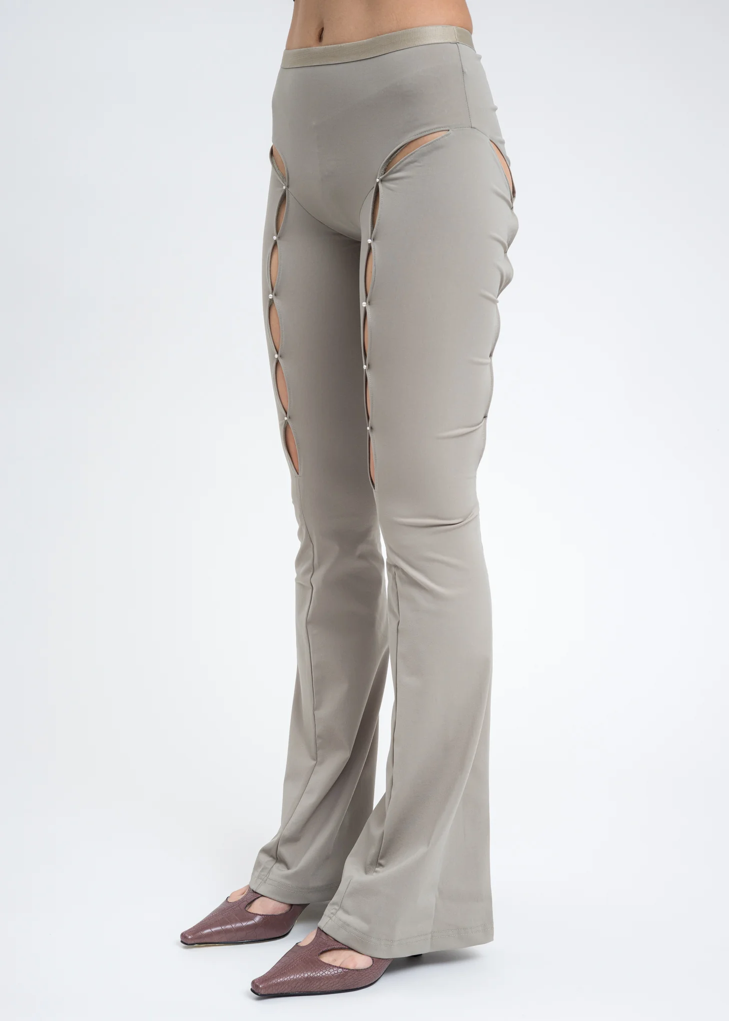 Taupe Lounge Pants - Image 6