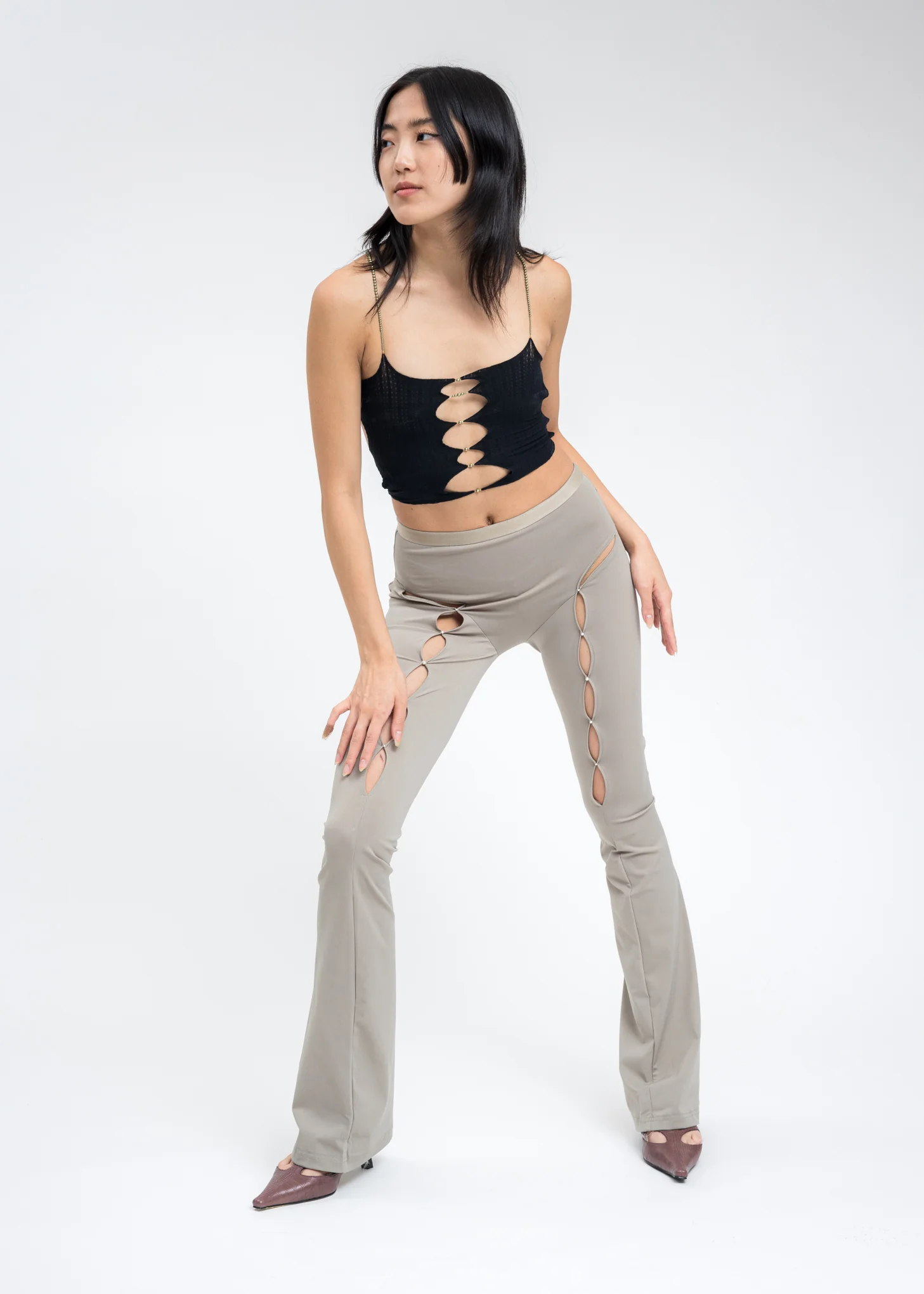 Taupe Lounge Pants - Image 8