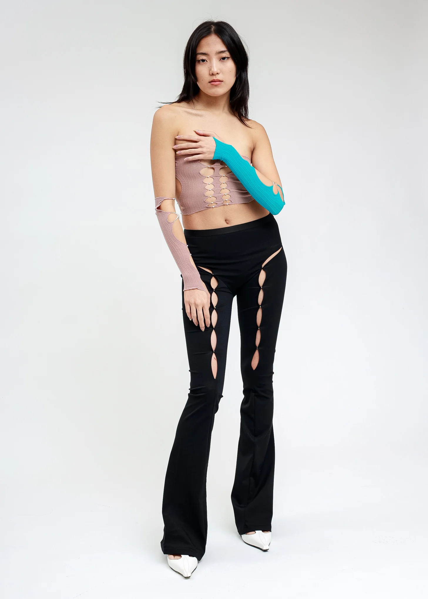 Tea Rose Multi Cutout Tube Top - Image 7