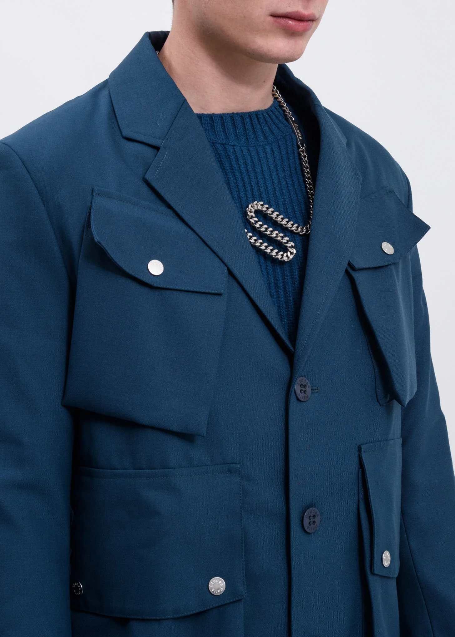 Teal Earth Pocket Blazer - Image 5