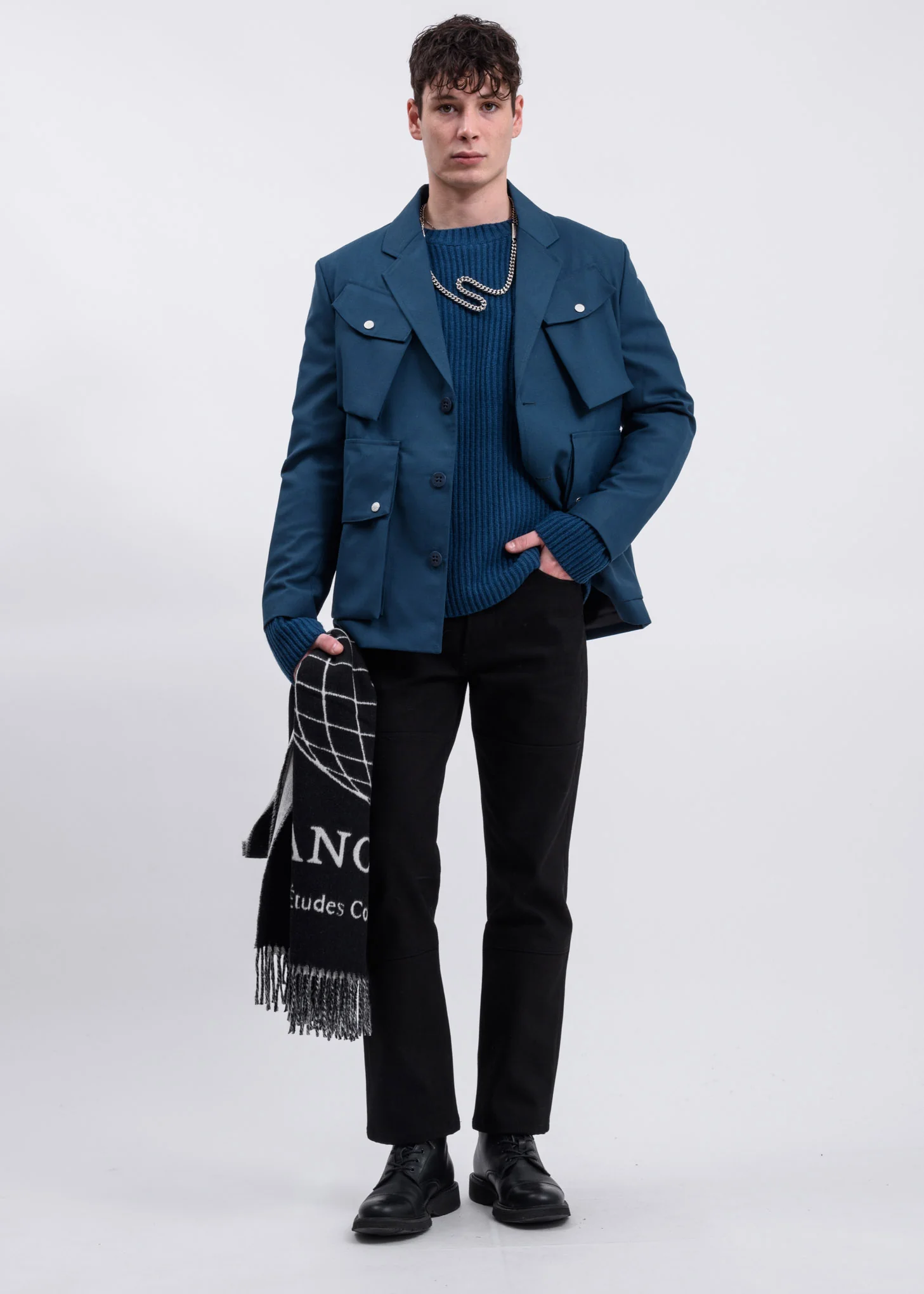 Teal Earth Pocket Blazer - Image 6