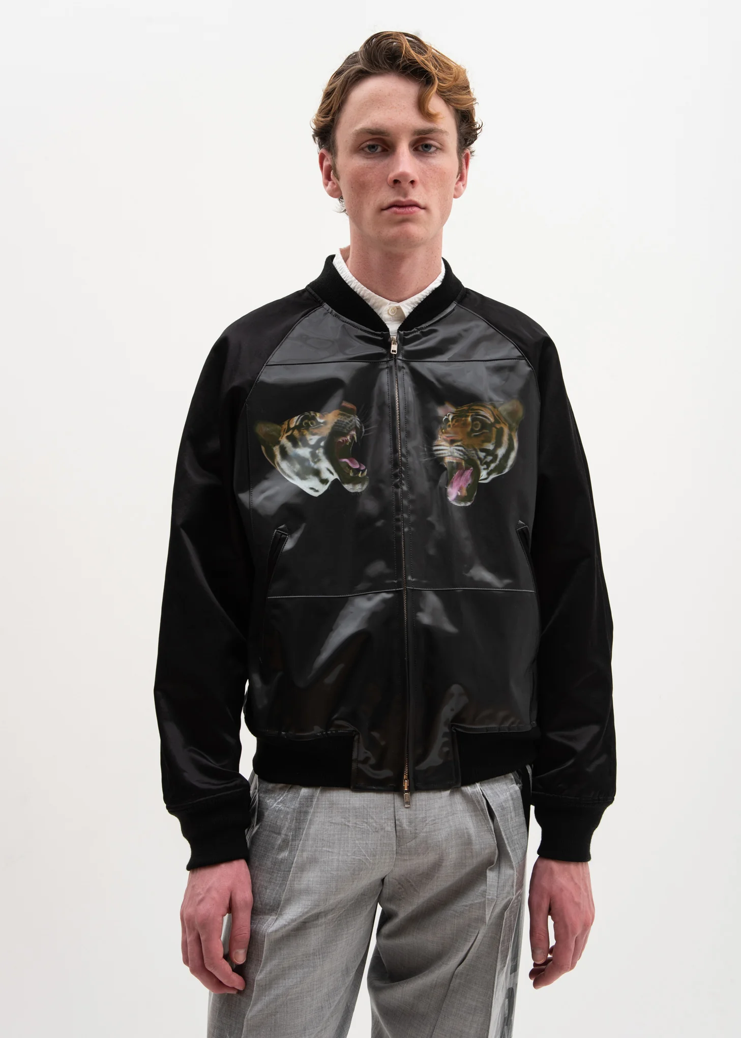 Tiger 3D Printed Souvenir Jacket
