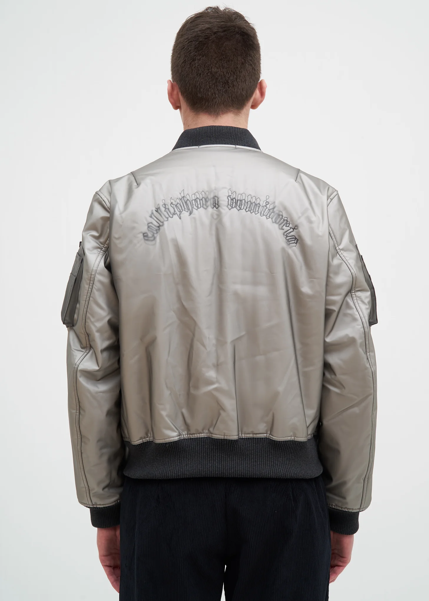Transparent Quilted MA-1 Jacket - Image 2