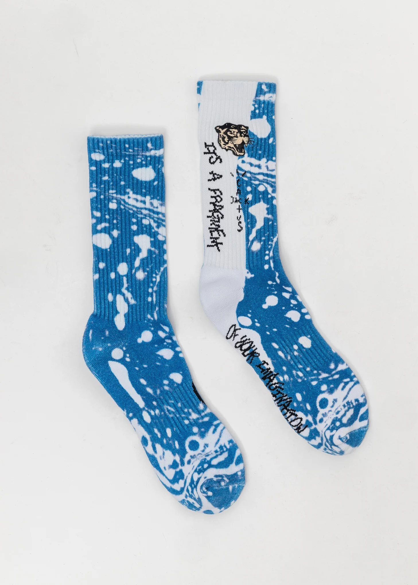 TRAVIS SCOTT CACTUS JACK FOR FRAGMENT SOCKS Blue/White - Image 2