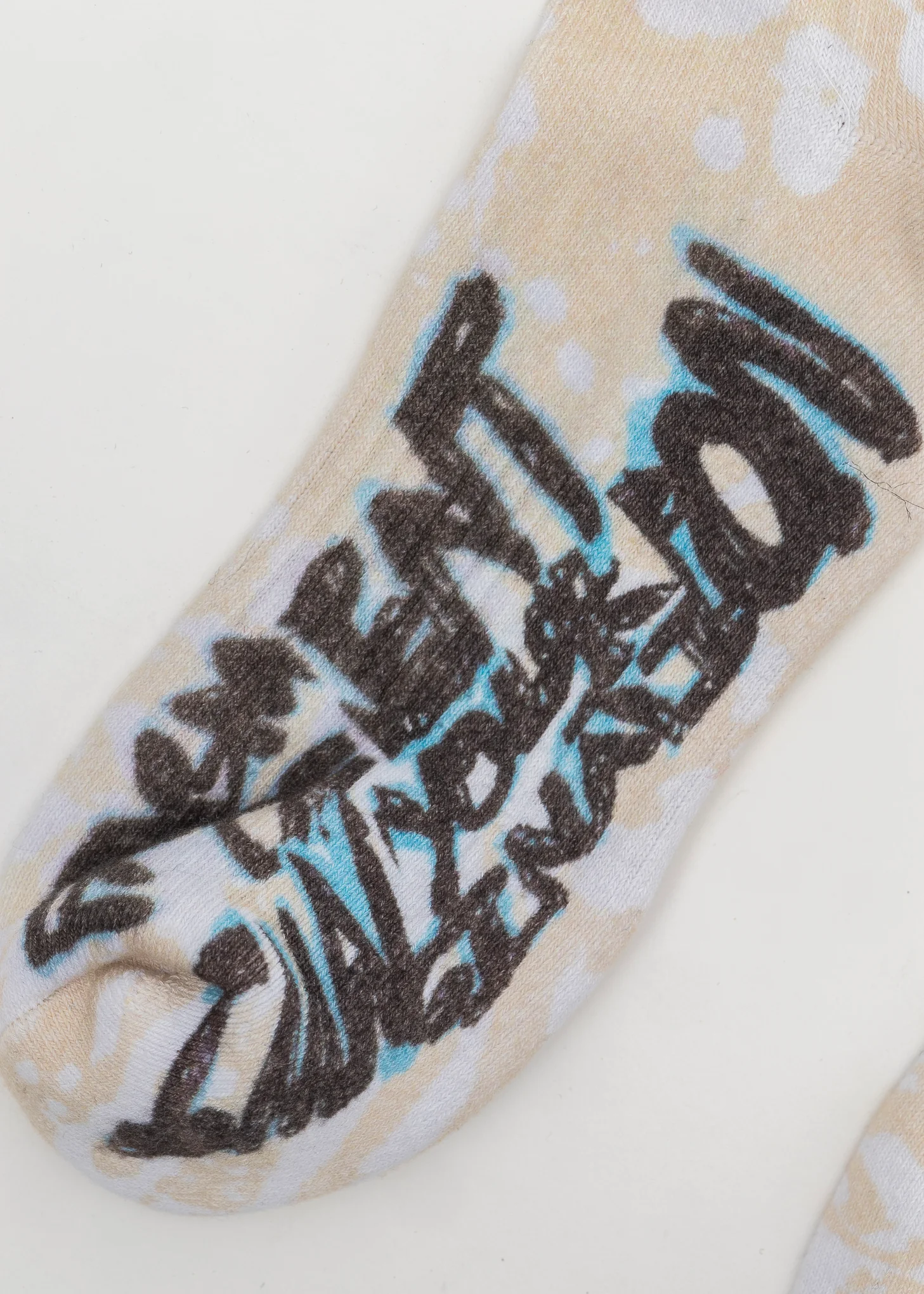 TRAVIS SCOTT CACTUS JACK FOR FRAGMENT SOCKS Beige/White - Image 3