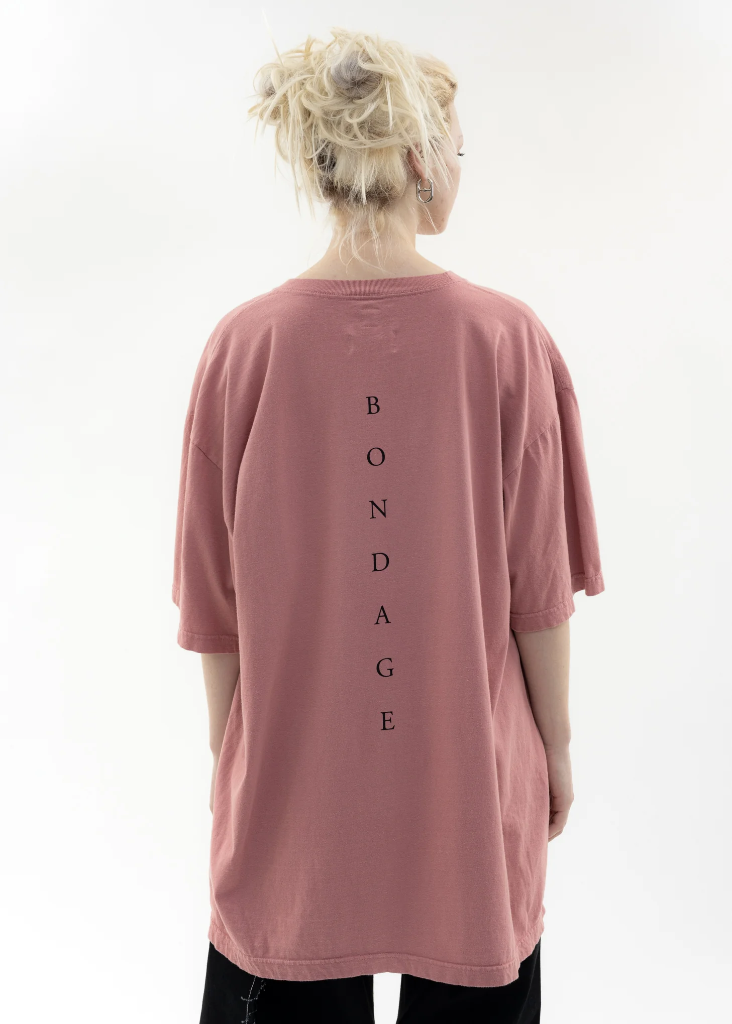 Used Pink KIDILL × EDWIN Bondage T-Shirt - Artwork by Trevor Brown - Image 4