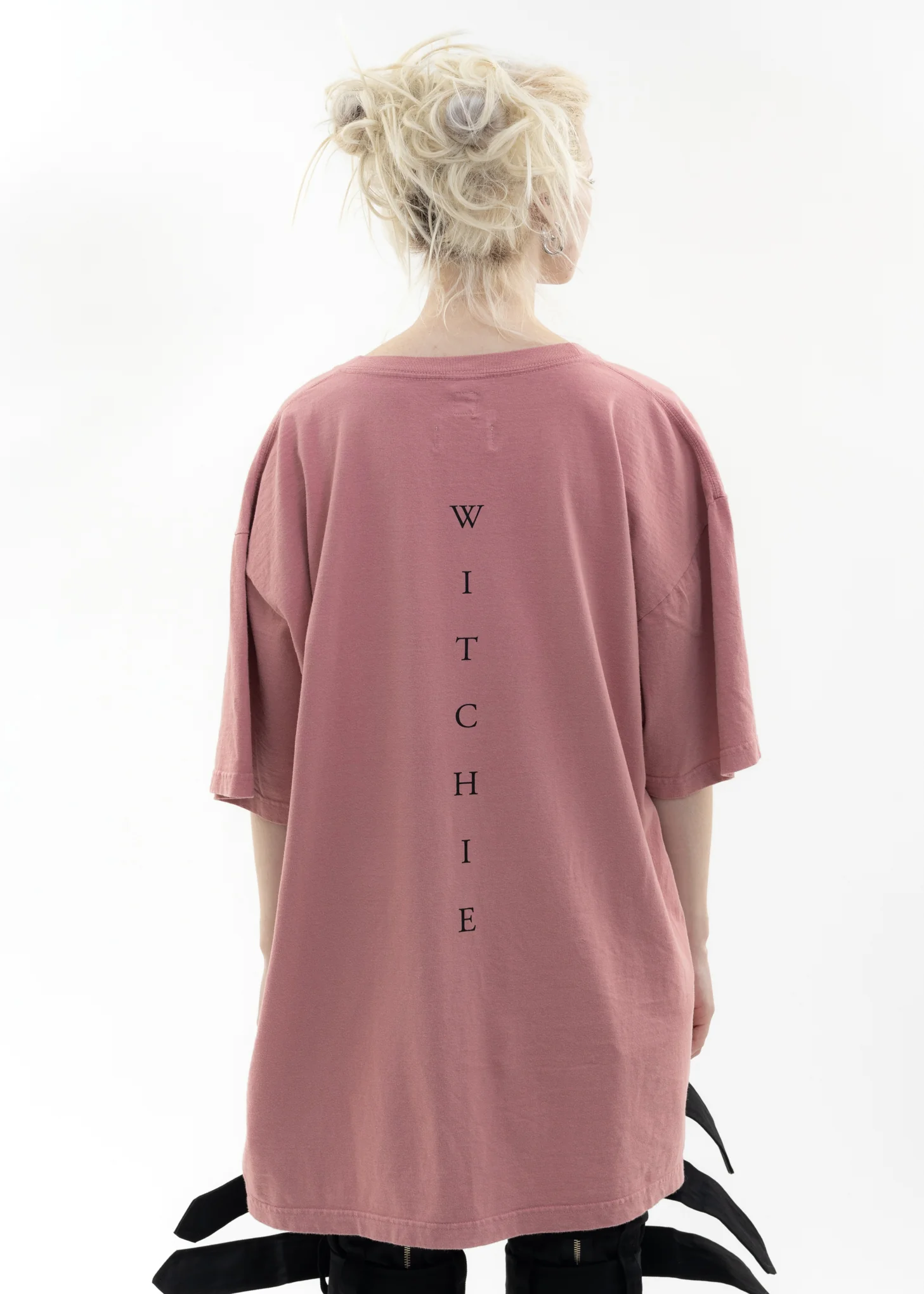 Used Pink KIDILL × EDWIN Witchie T-Shirt - Artwork by Trevor Brown - Image 4