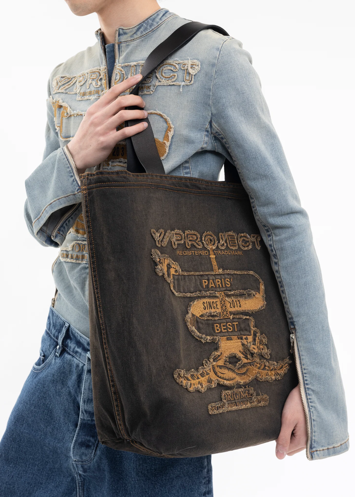 VINTAGE BLACK PARIS' BEST TOTE BAG - Image 2