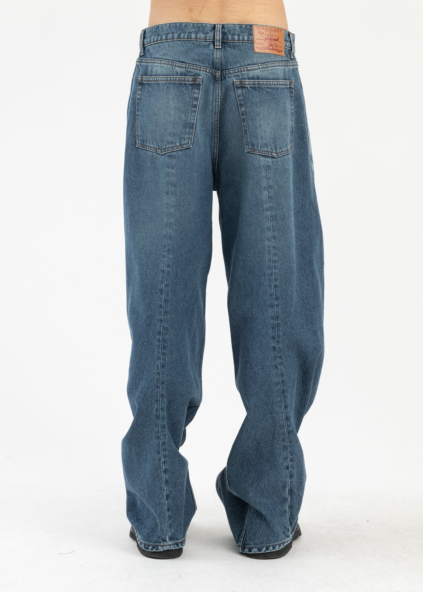 VINTAGE BLUE EVERGREEN BANANA JEANS - Image 5