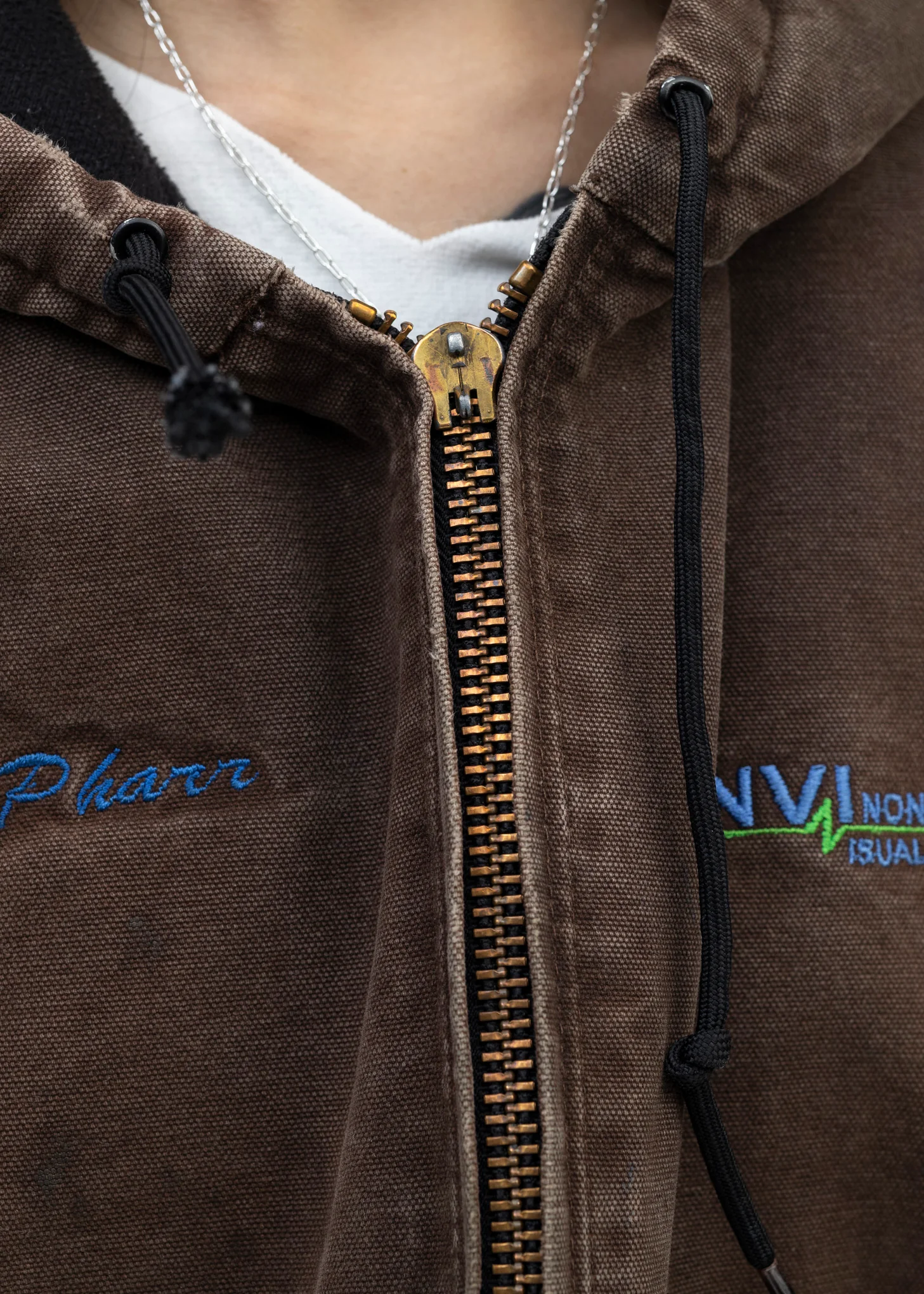 Vintage Brown Carhartt Hooded Jacket - Image 4