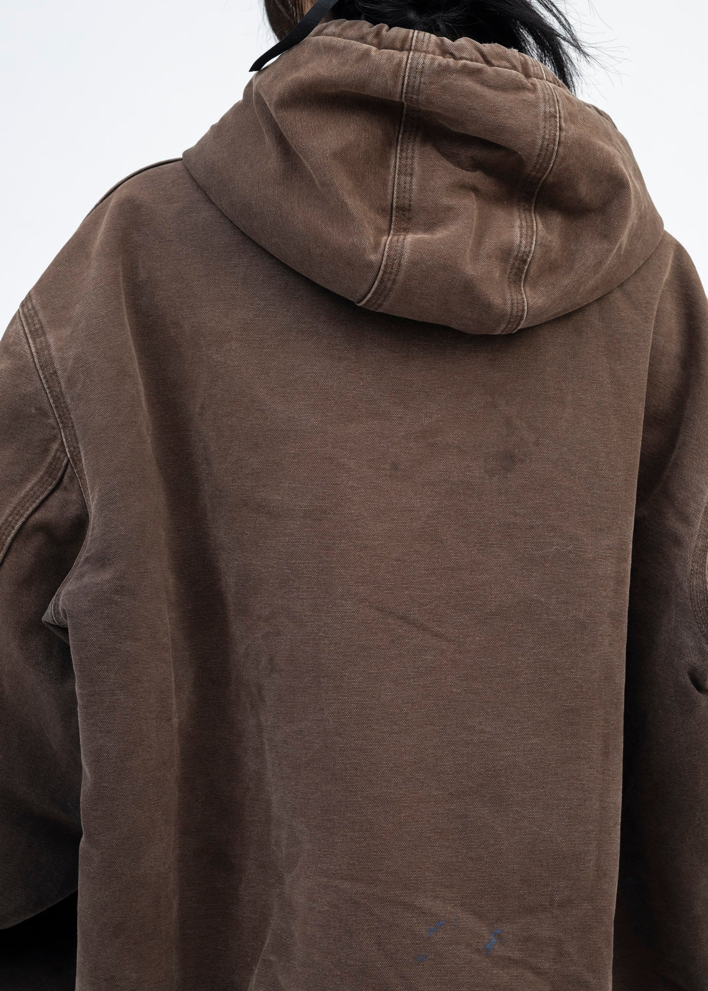 Vintage Brown Carhartt Hooded Jacket - Image 5