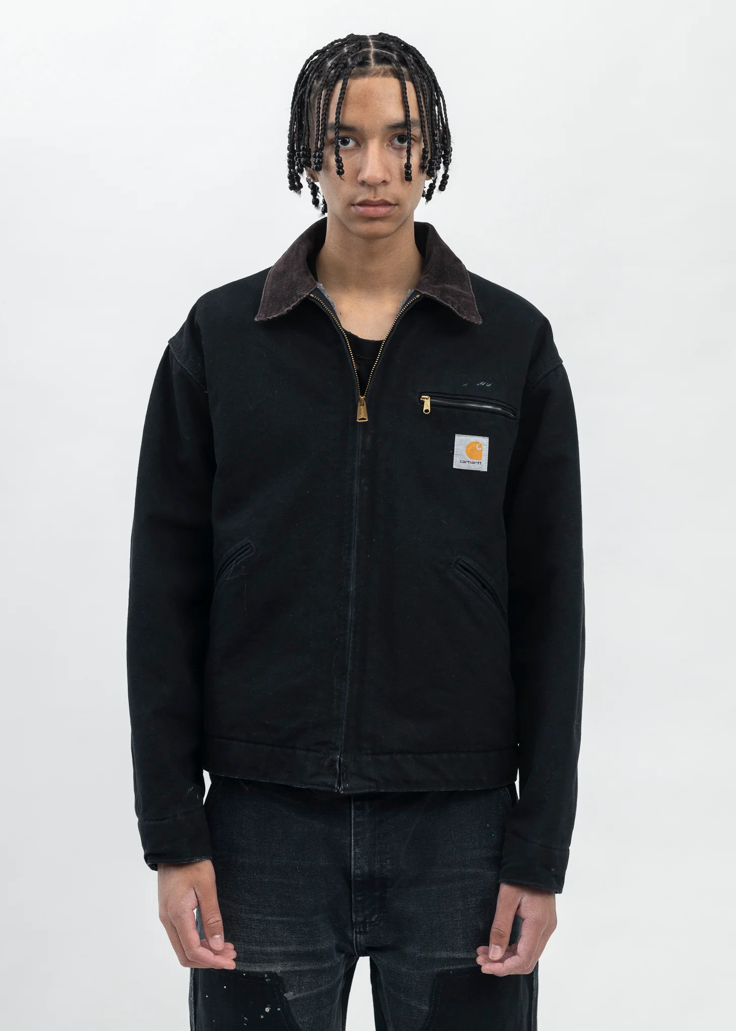 Vintage Black Carhartt Detroit Jacket