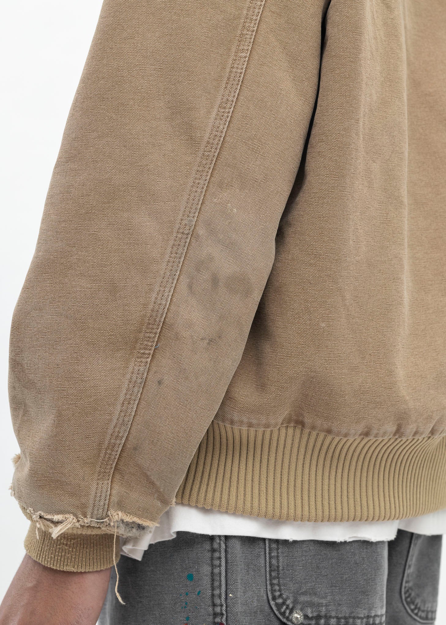 Vintage Beige Carhartt Hooded Jacket - Image 7
