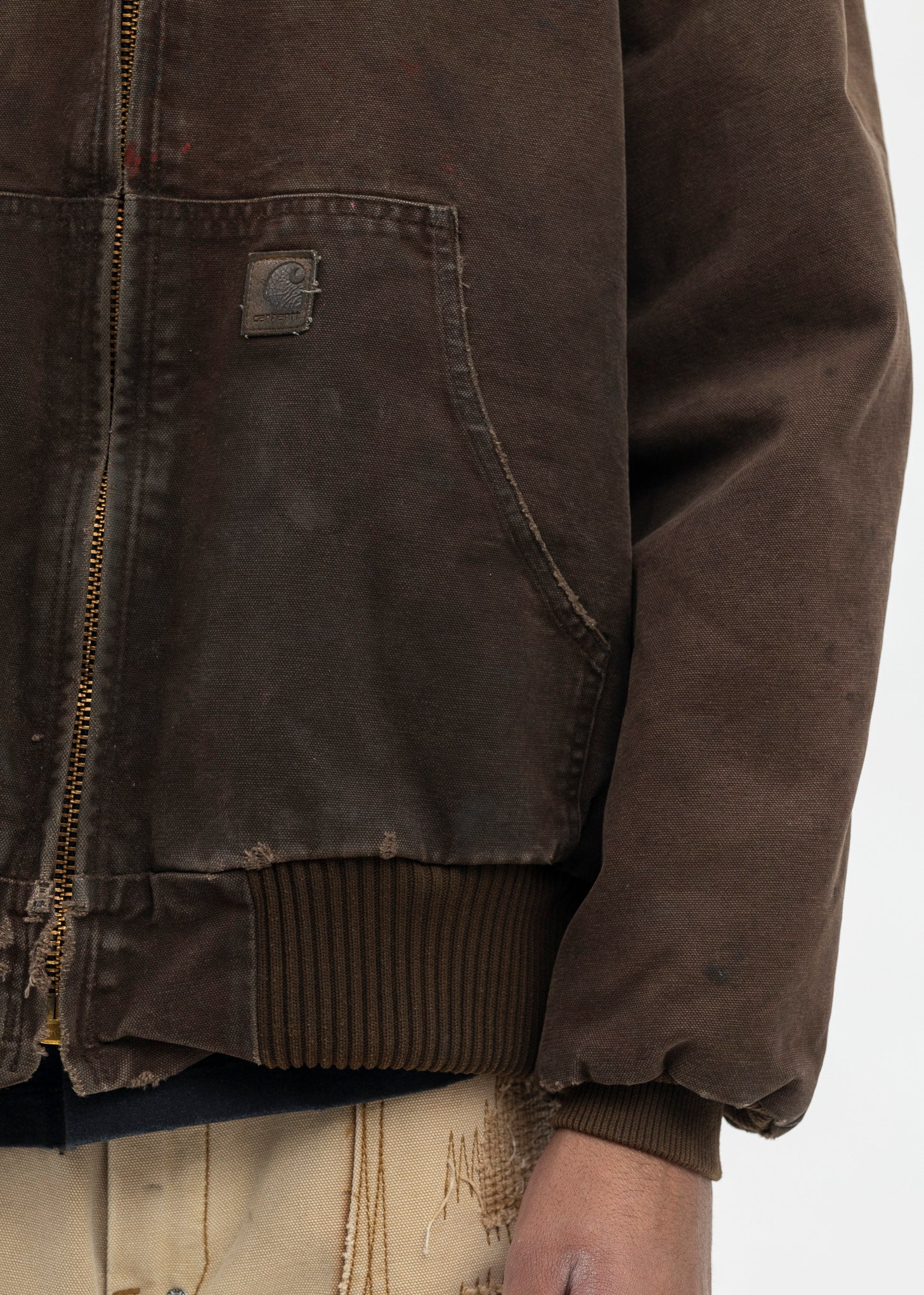 Vintage Brown Carhartt Hooded Jacket - Image 6