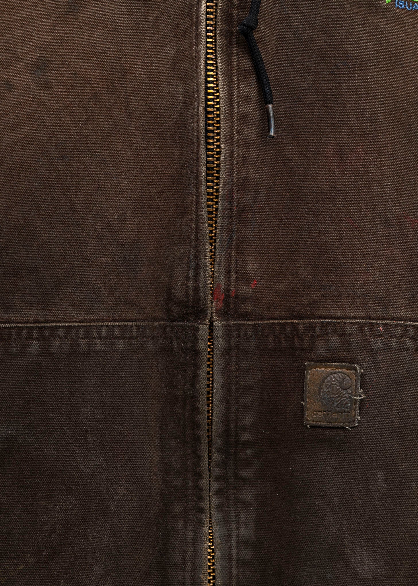 Vintage Brown Carhartt Hooded Jacket - Image 7
