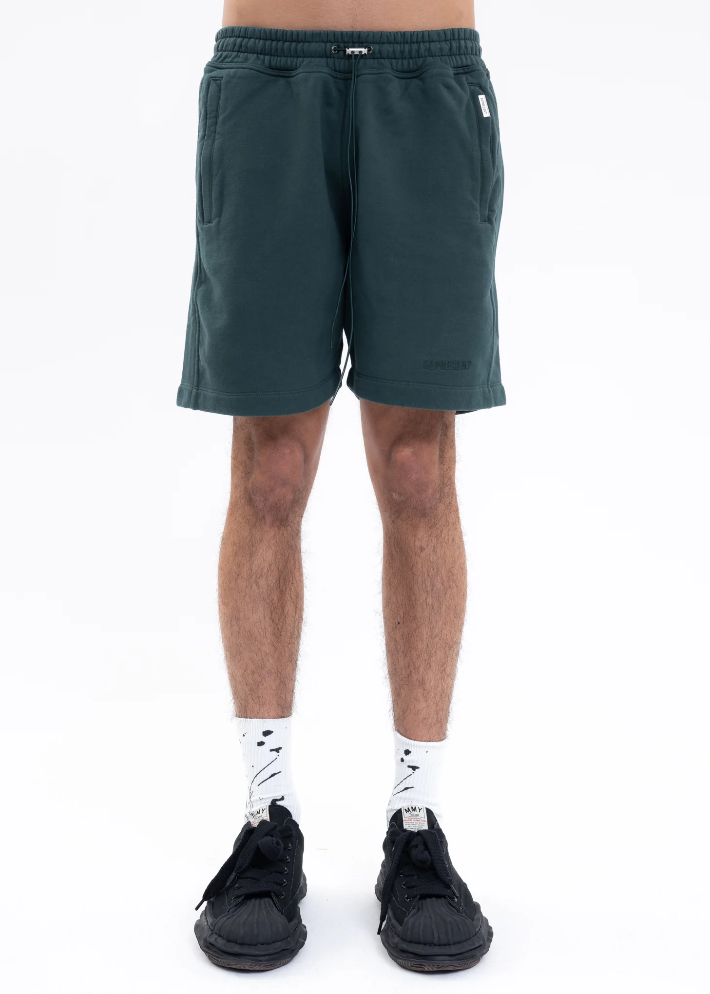 Vintage Green BLANK Shorts - Image 3