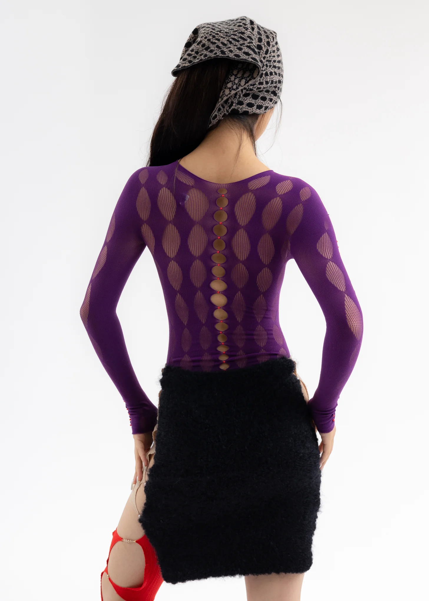 VIOLET SEMI-SHEER TOP - Image 2