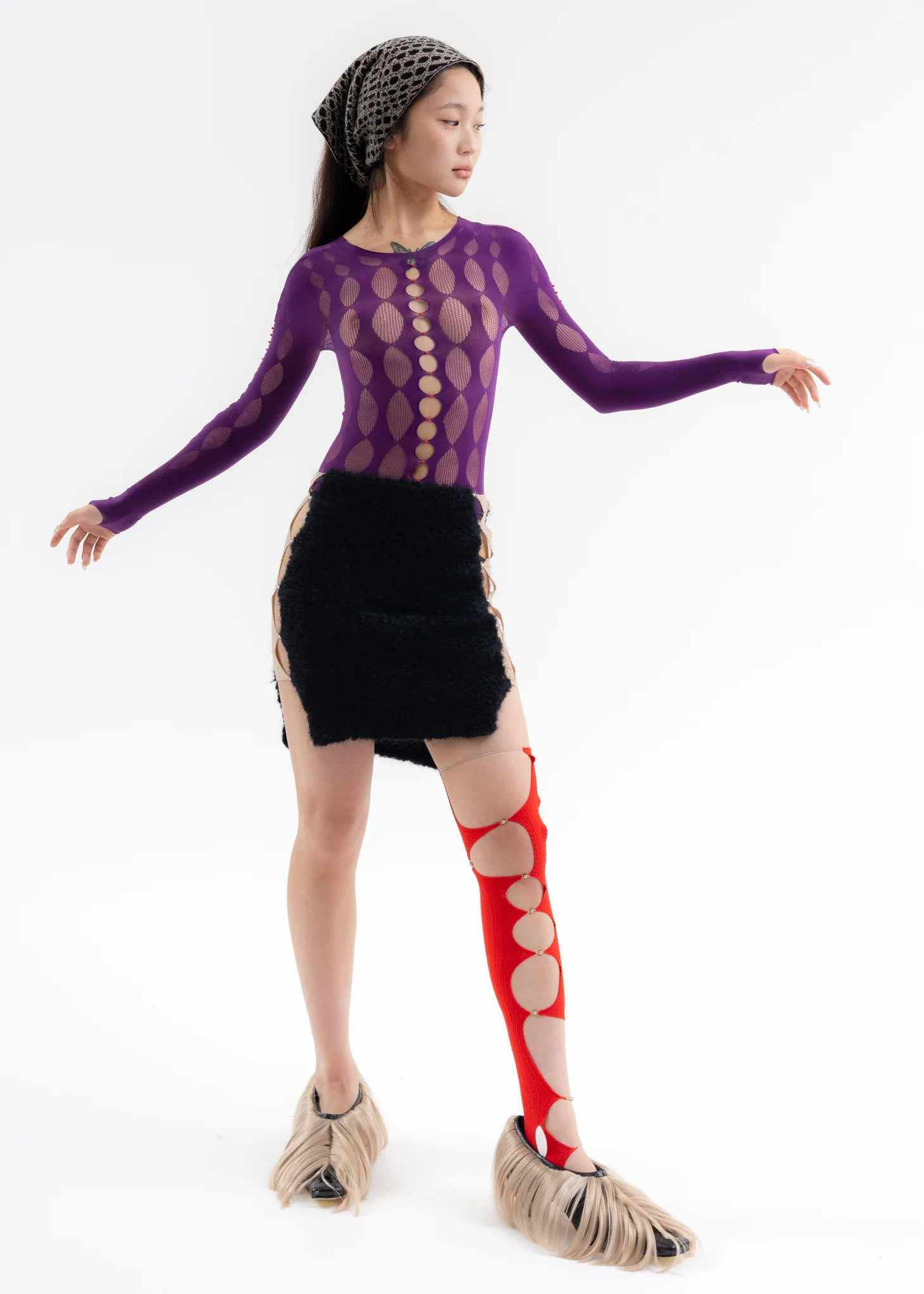 VIOLET SEMI-SHEER TOP - Image 6