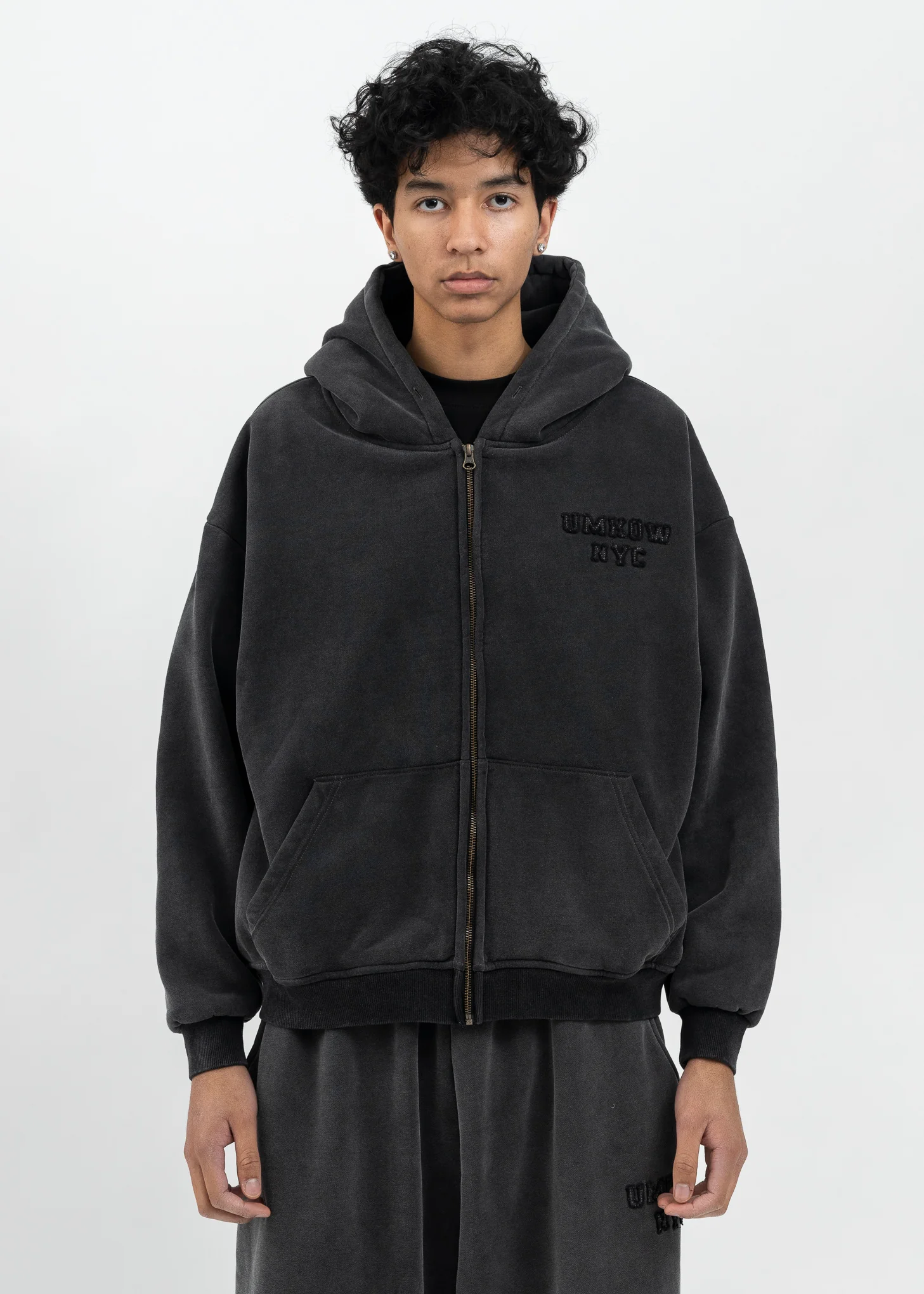 WASH BLACK 22 ZIPUP