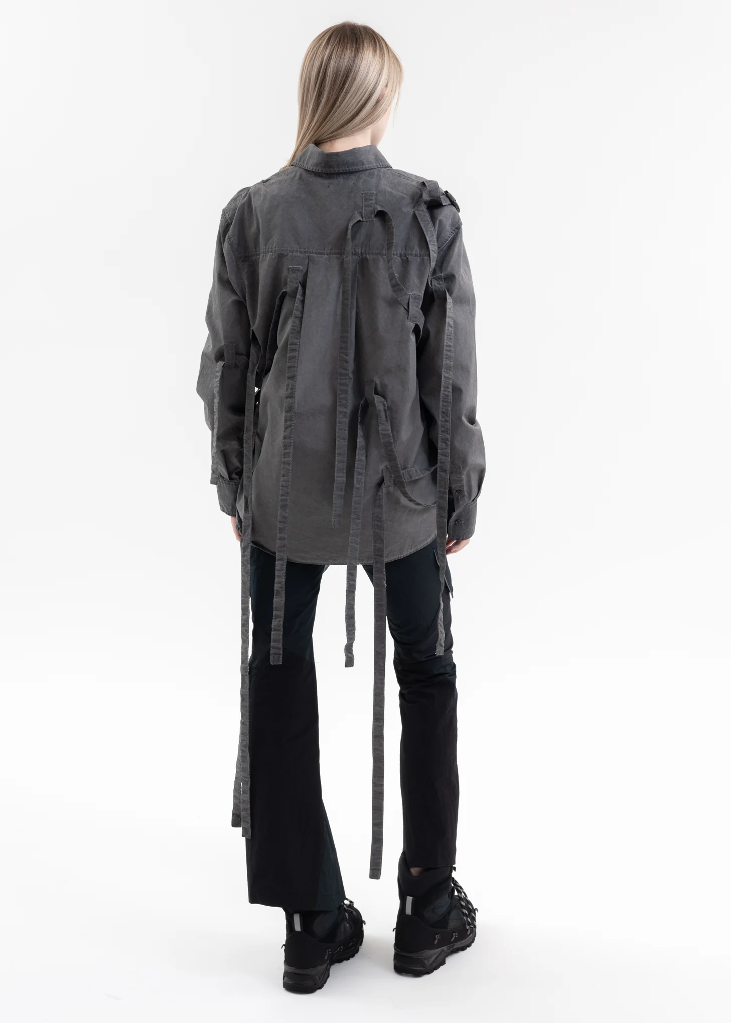 WASH BLACK FLOWER MASK LS SHIRT - Image 11