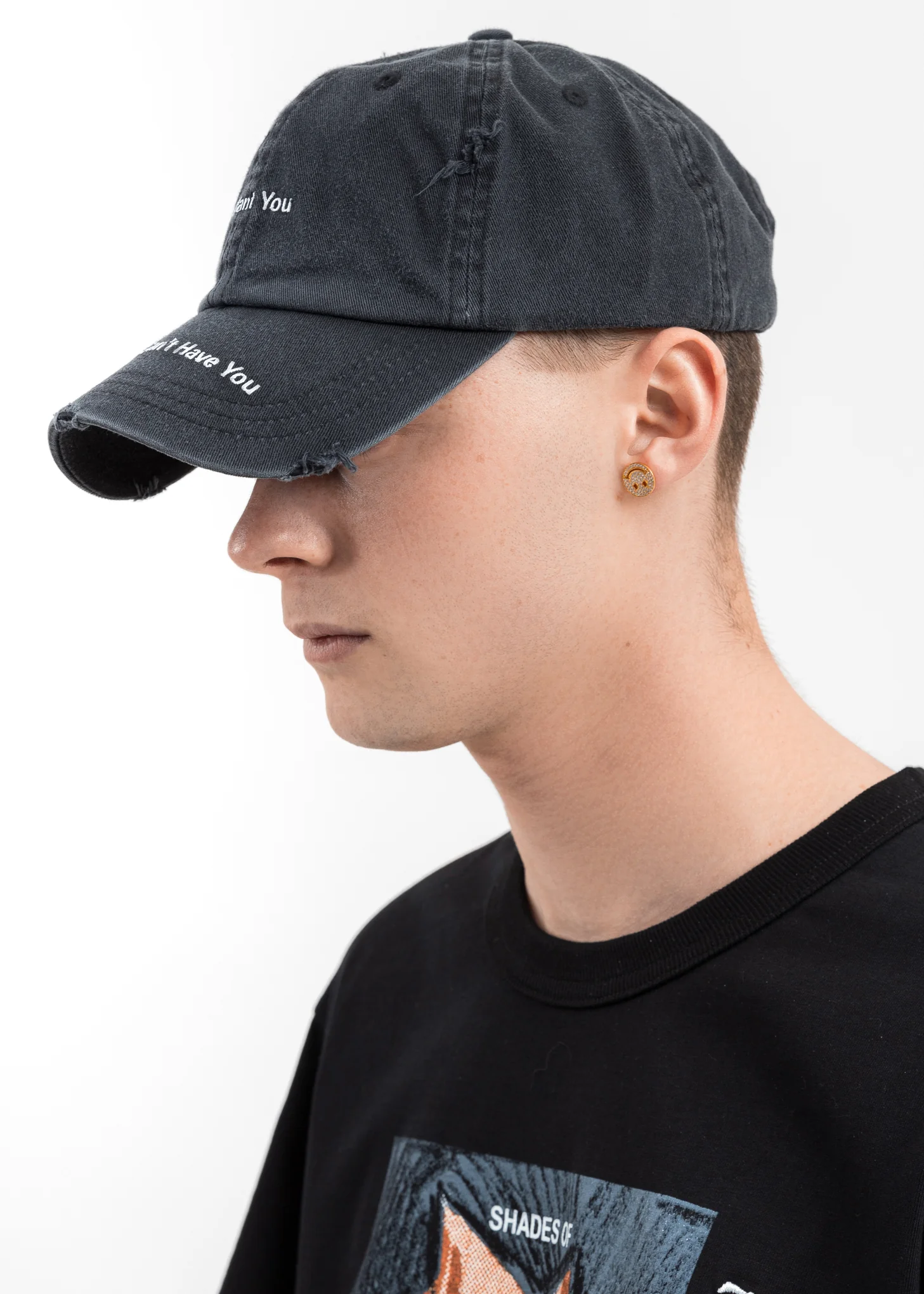 Wash Black I WANT YOU Cap - Image 2