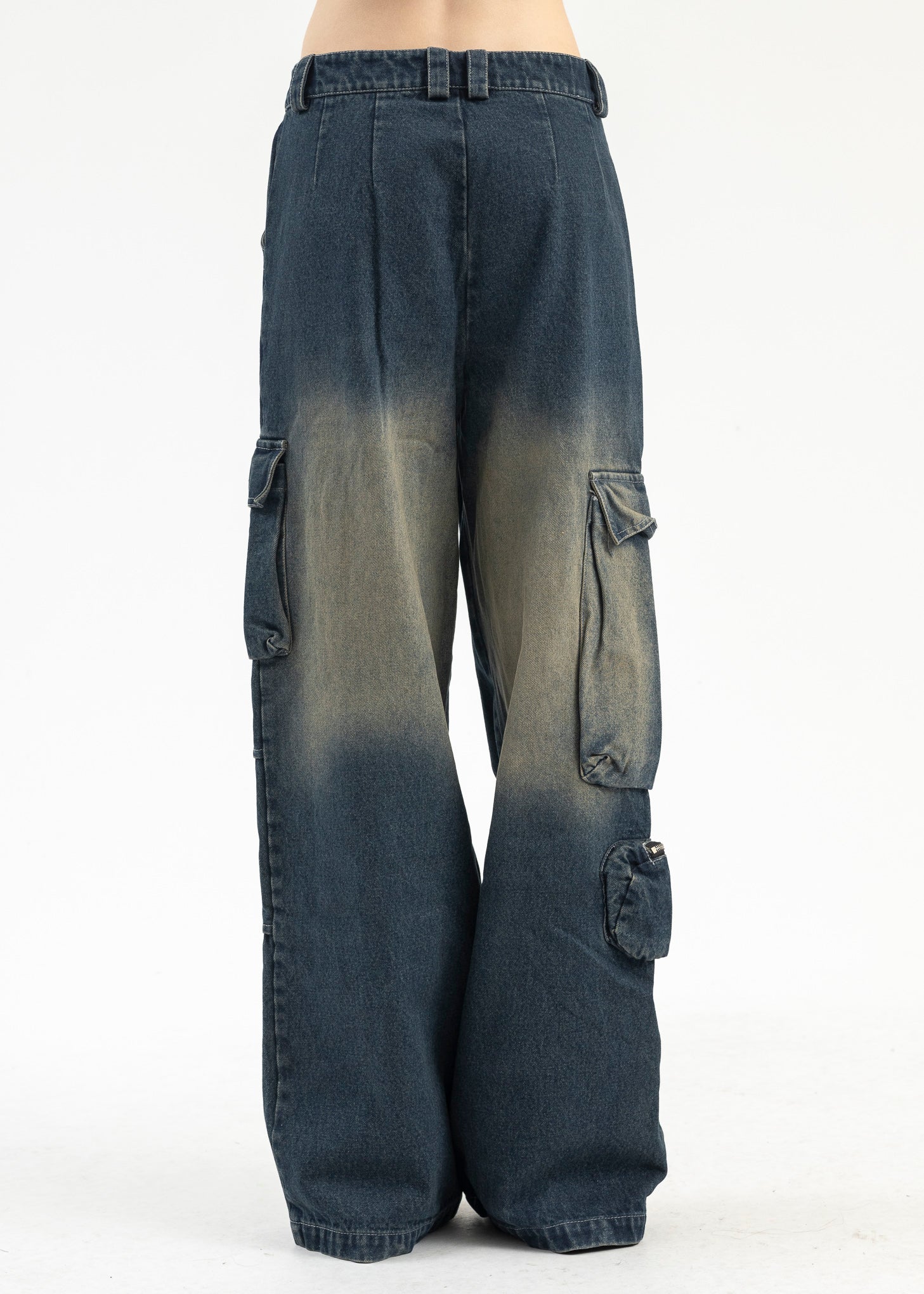WASH BLUE DENIM PANTS - Image 2