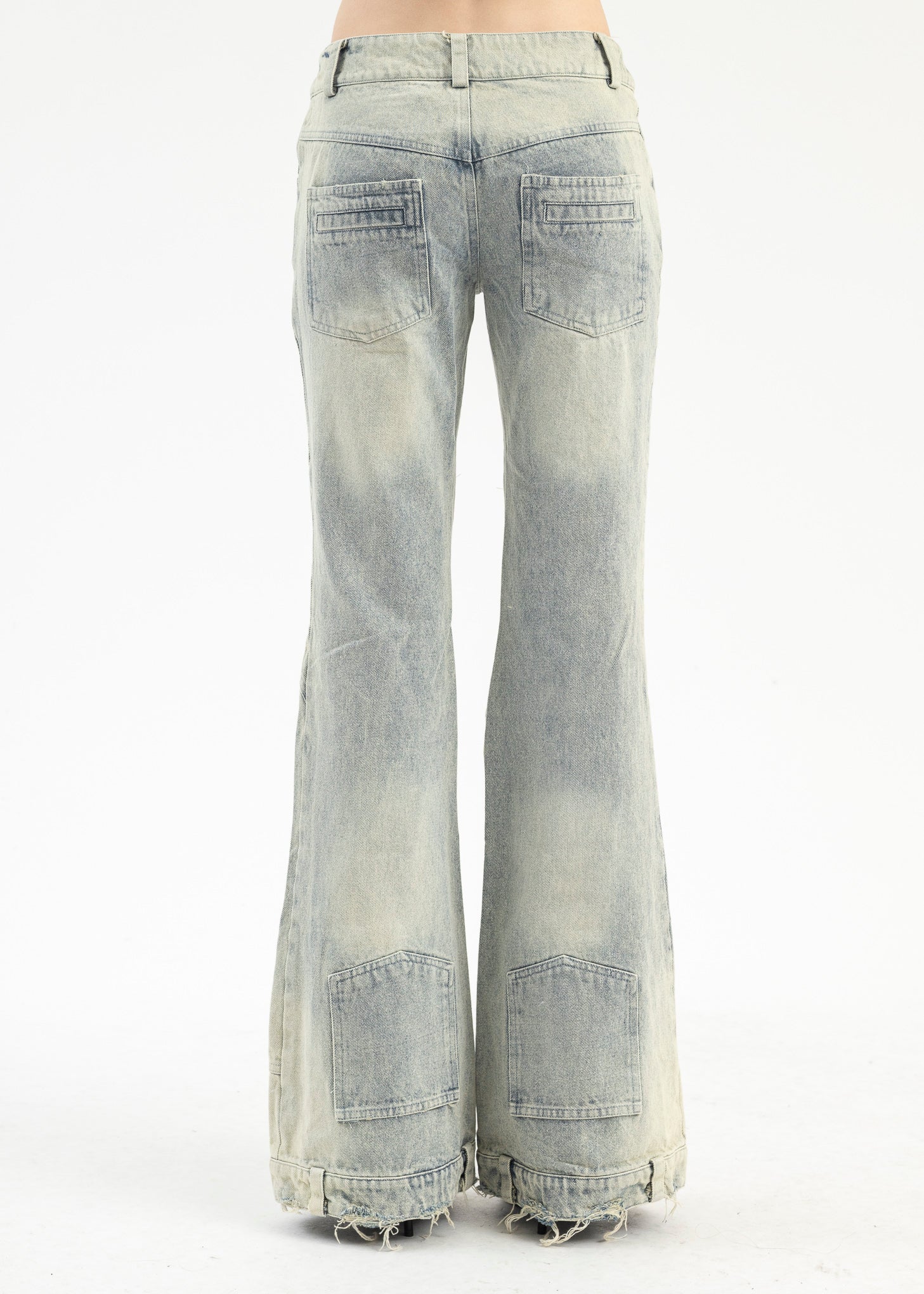 WASH LIGHT BLUE DENIM PANTS - Image 2