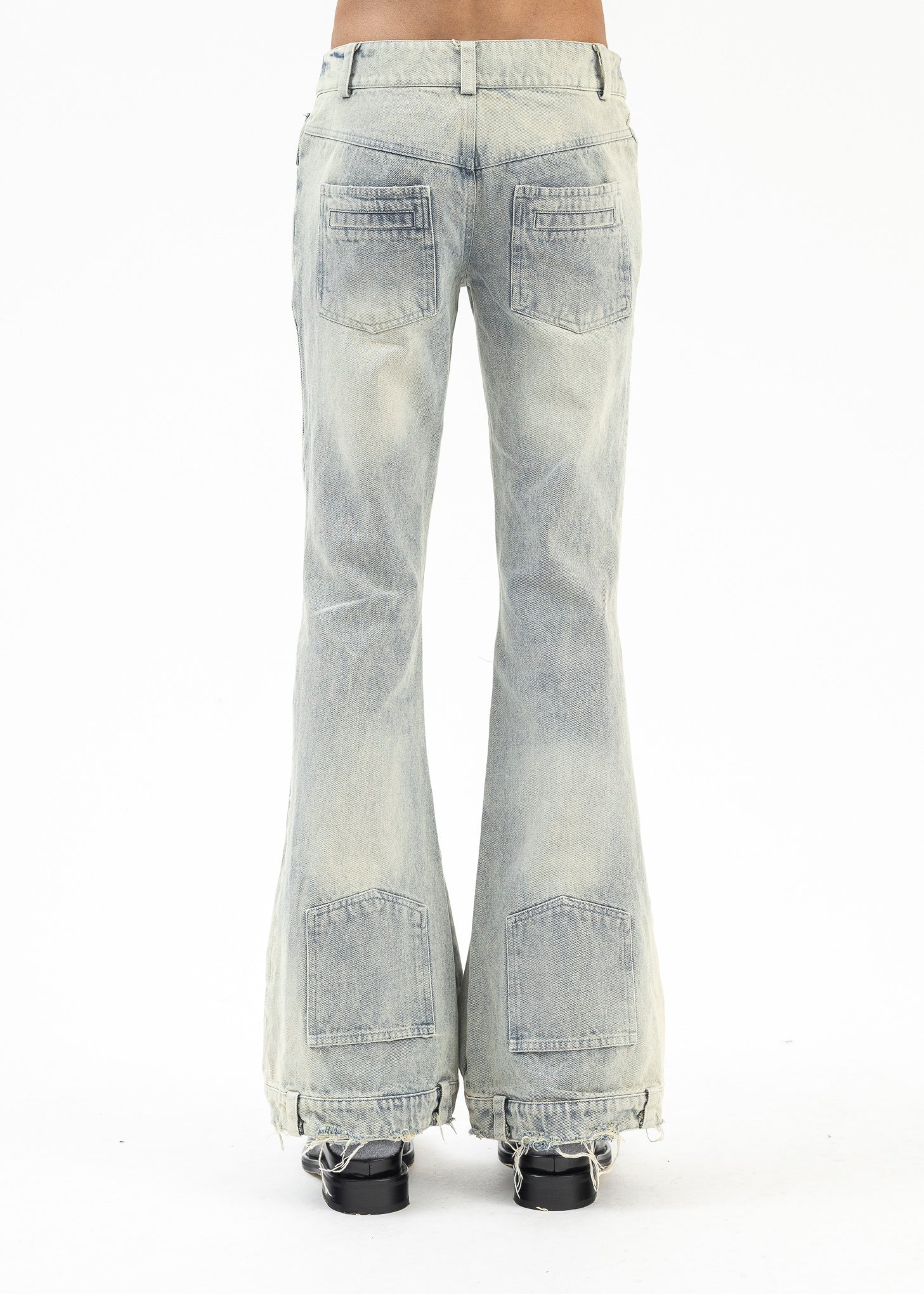 WASH LIGHT BLUE DENIM PANTS - Image 2