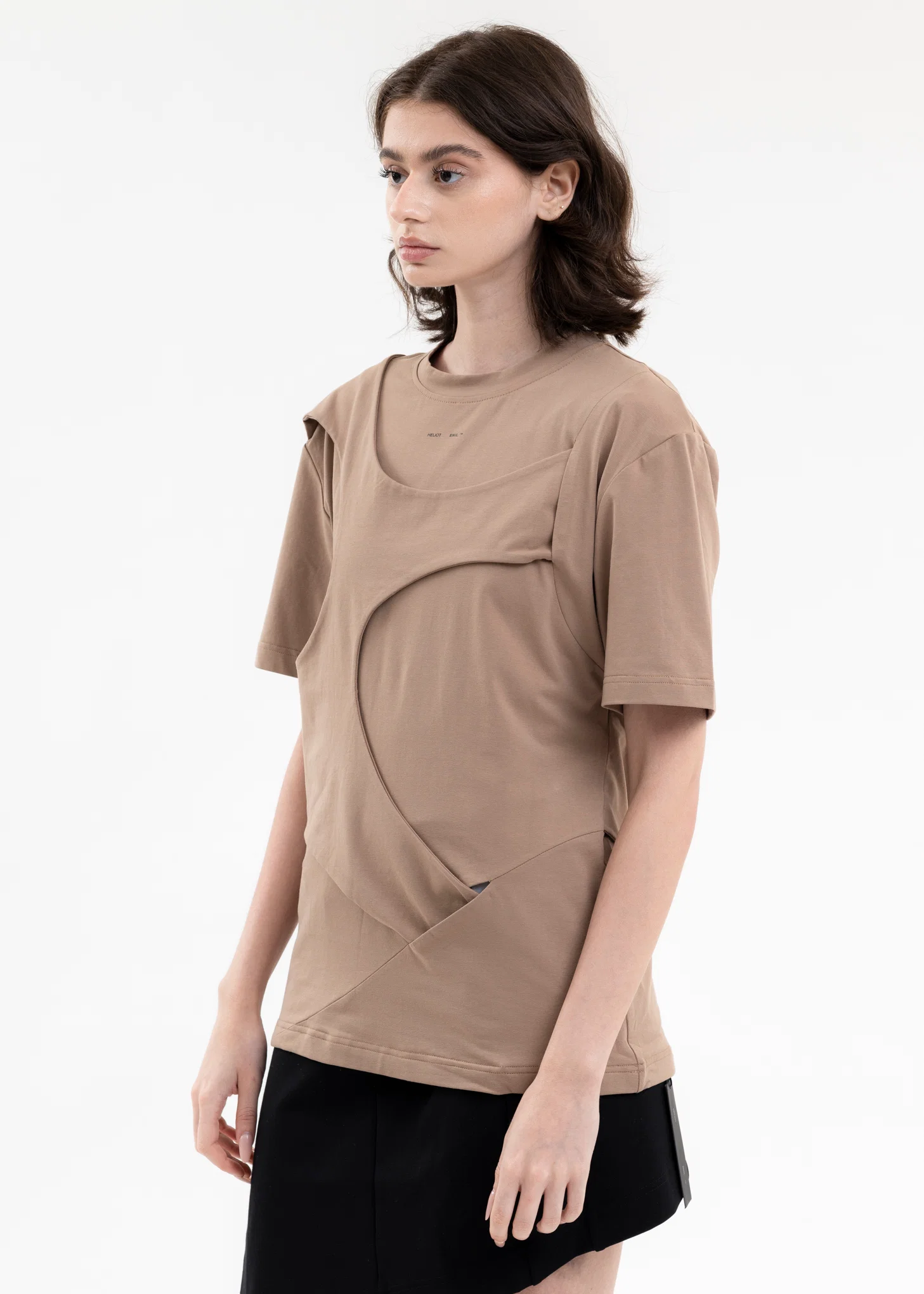 WASHED BEIGE NEPHELINE T-SHIRT - Image 3