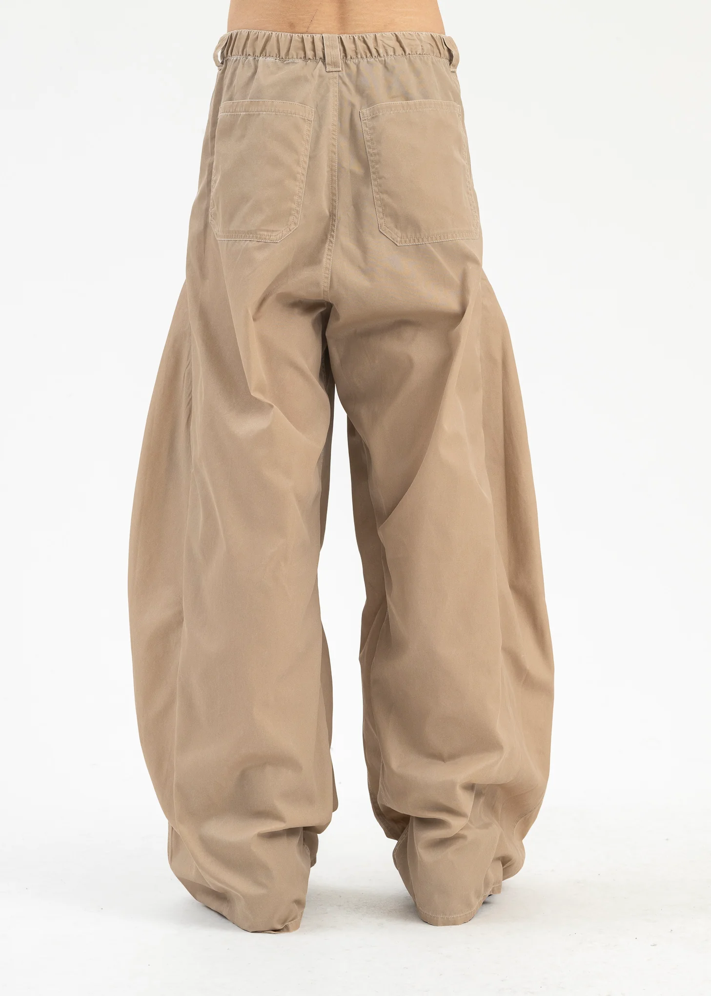 WASHED BEIGE POP-UP PANTS - Image 3