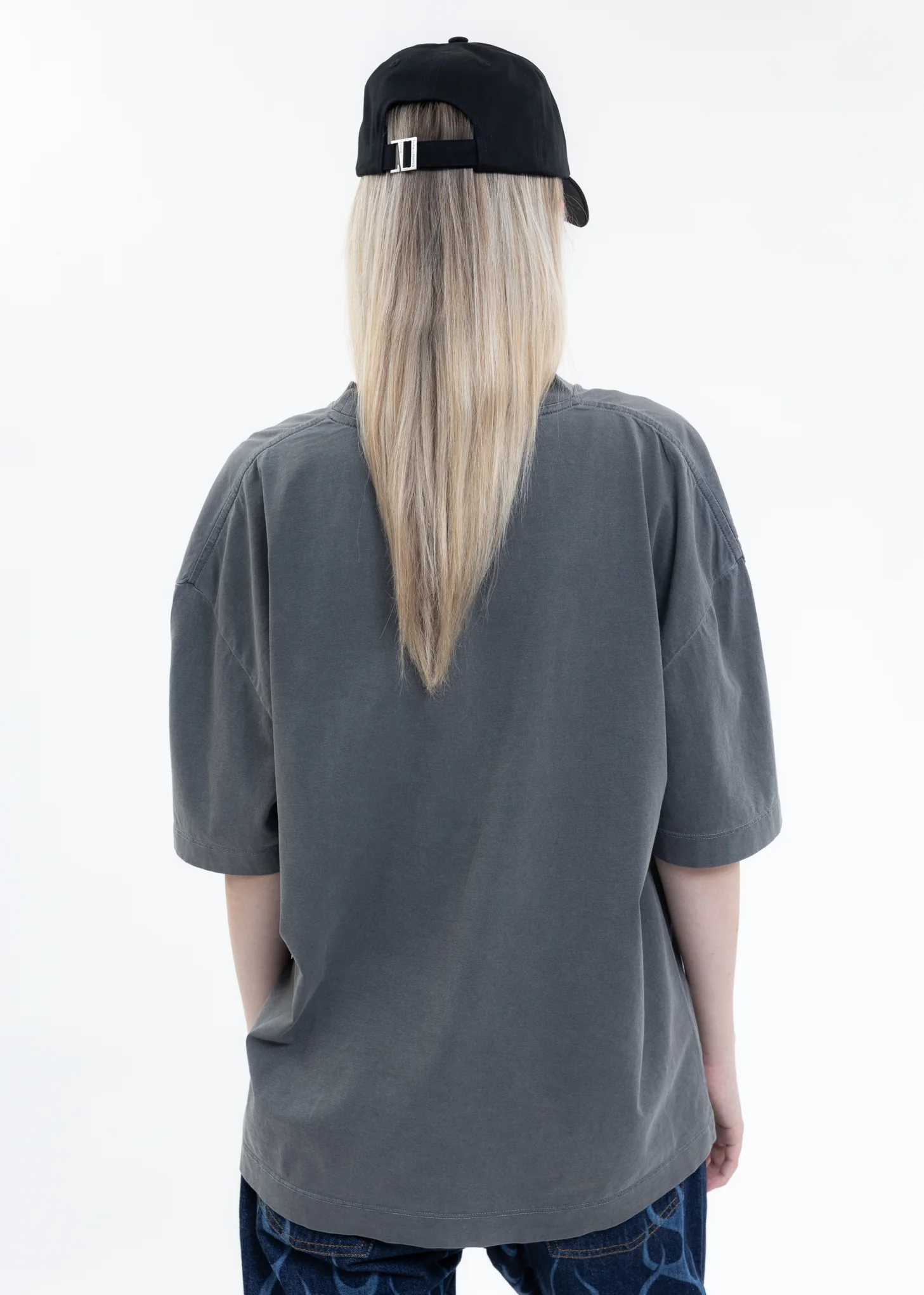 Washed Black SPIRIT NEVERMIND T-Shirt - Image 4
