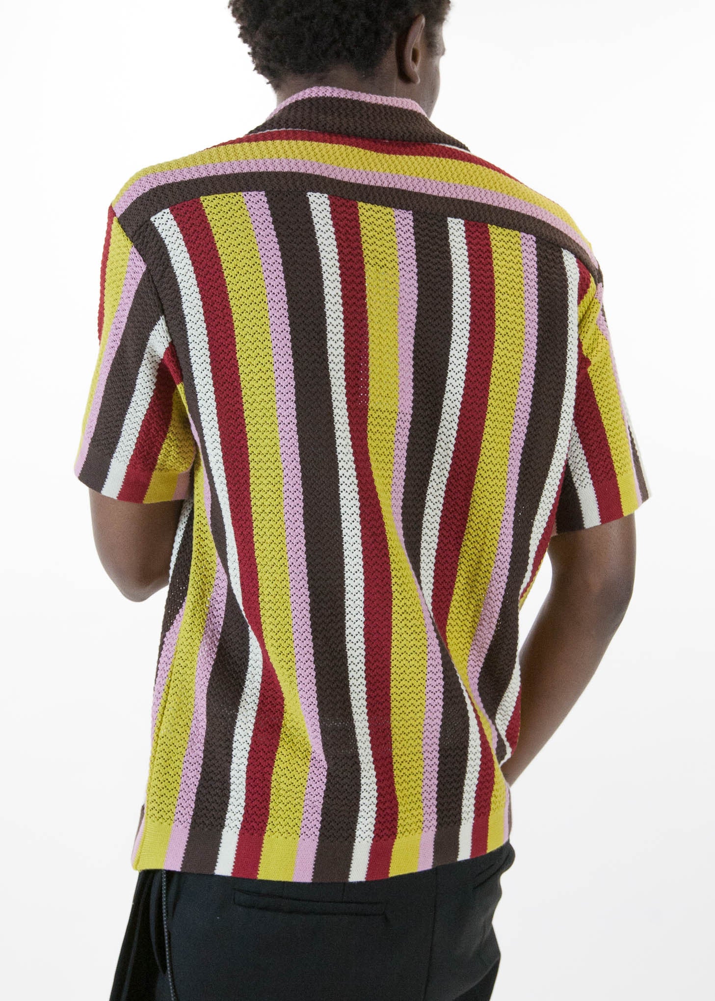 Wes Knitted Striped Shirt - Image 7