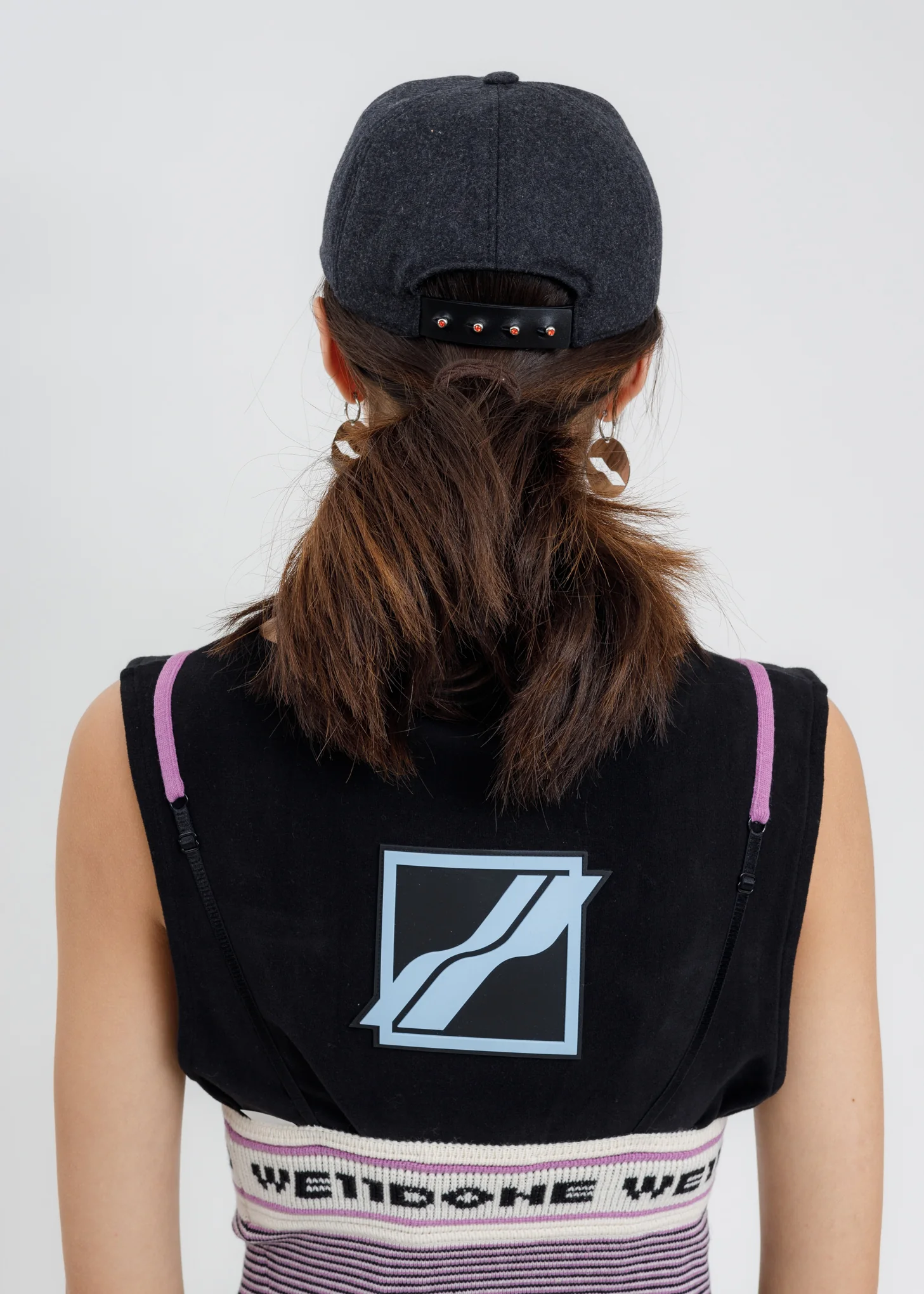While Logo Padded Flannel Cap - Image 2