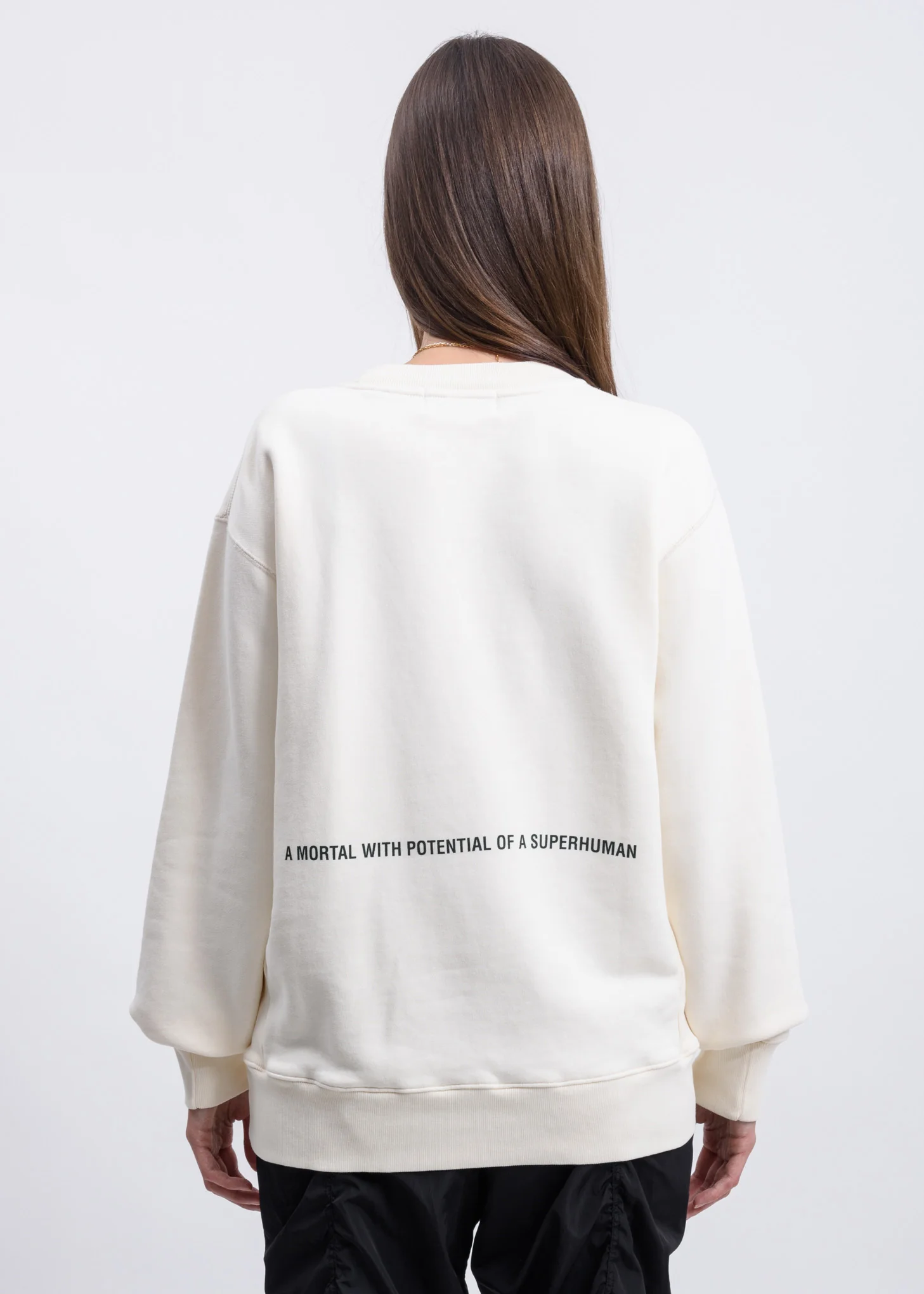 White '19 AMBUSH  Logo Crewneck - Image 2