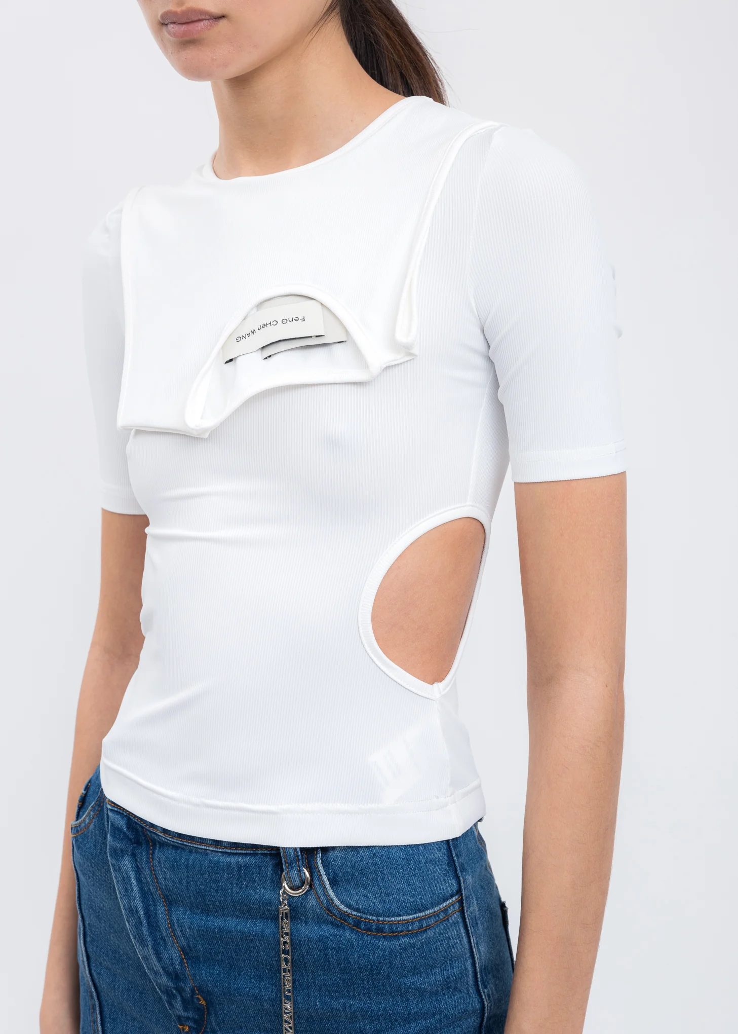 White 2 In 1 T-Shirt - Image 2