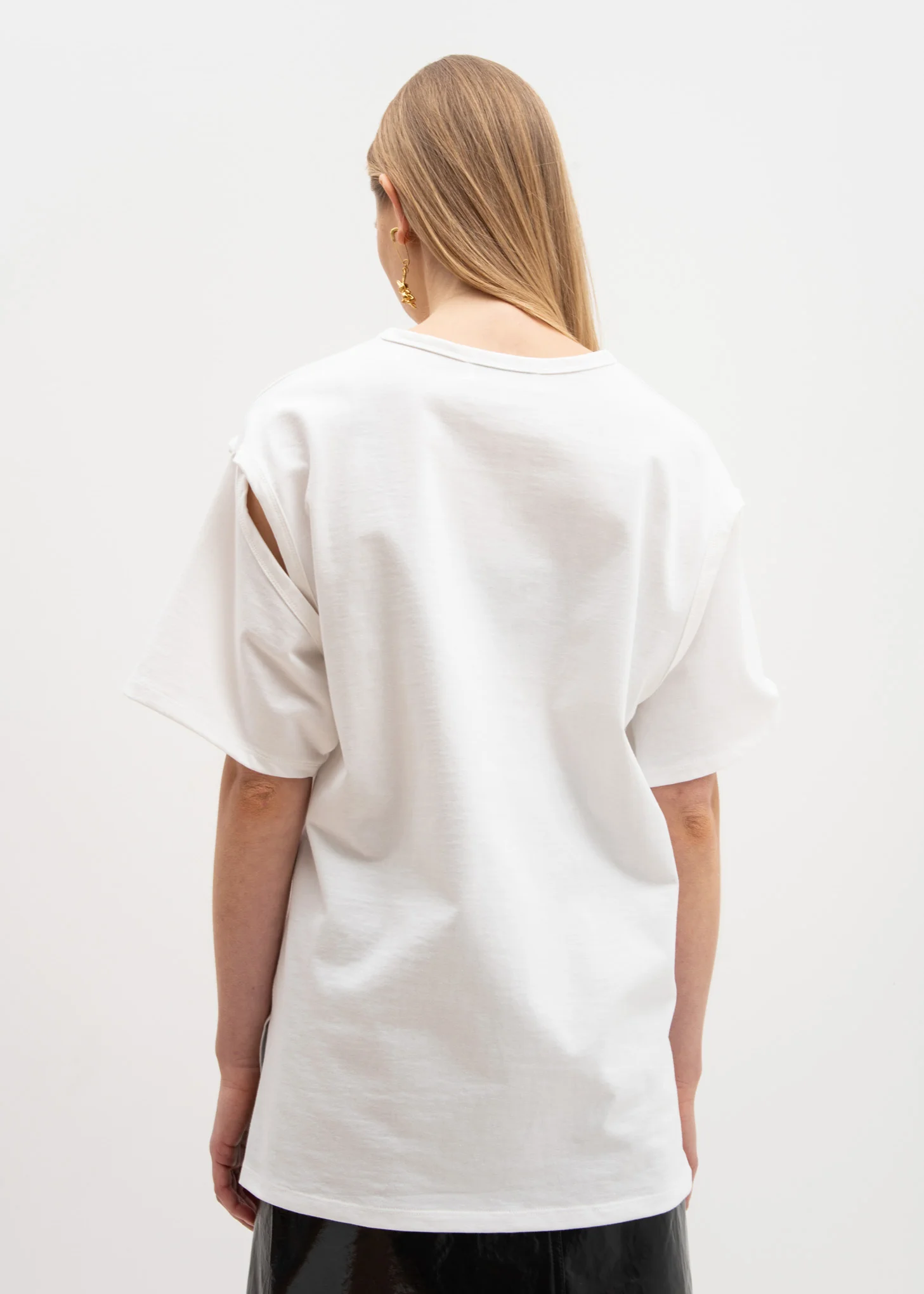 White 2Way T-Shirt - Image 3