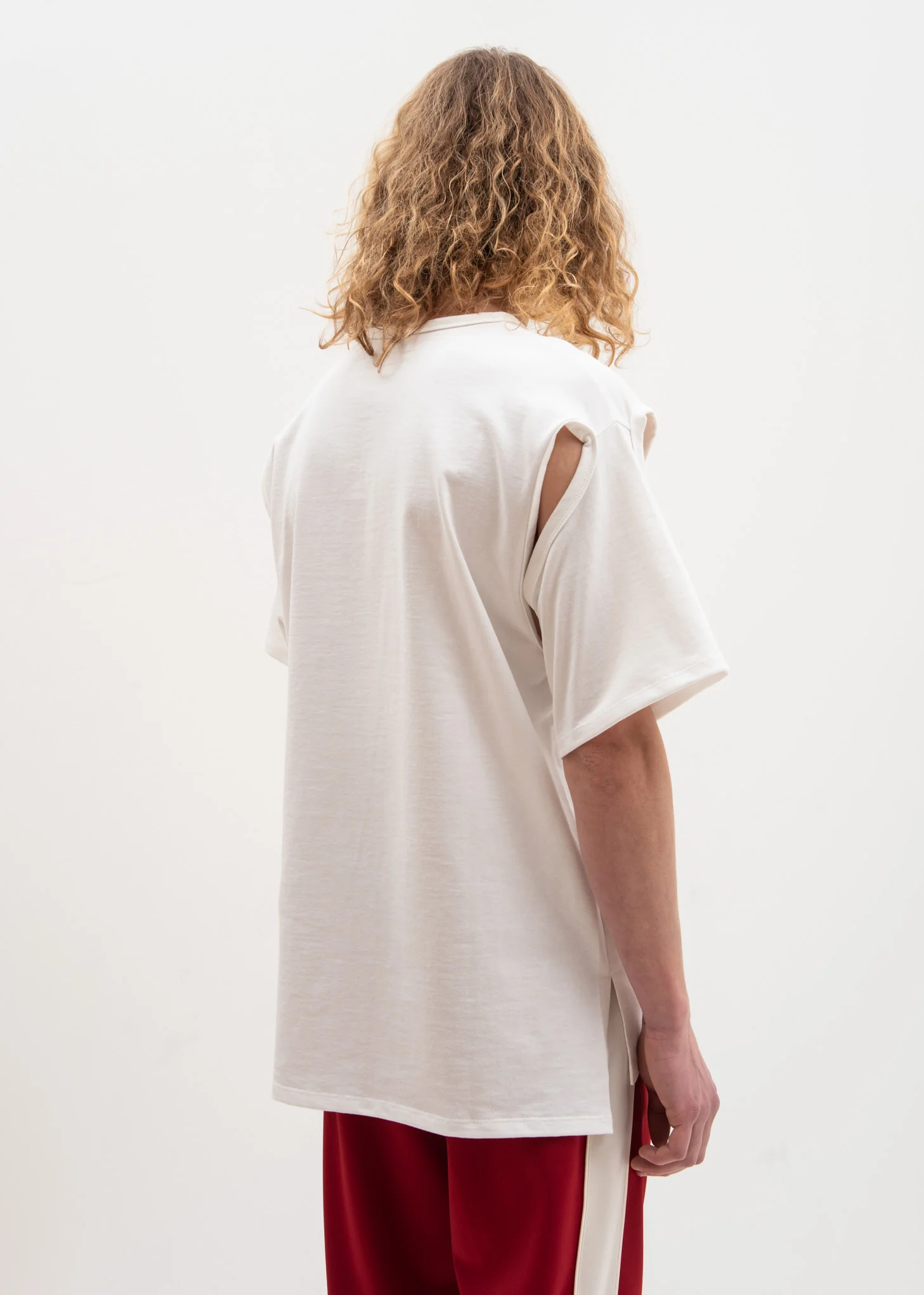 White 2Way T-Shirt - Image 3
