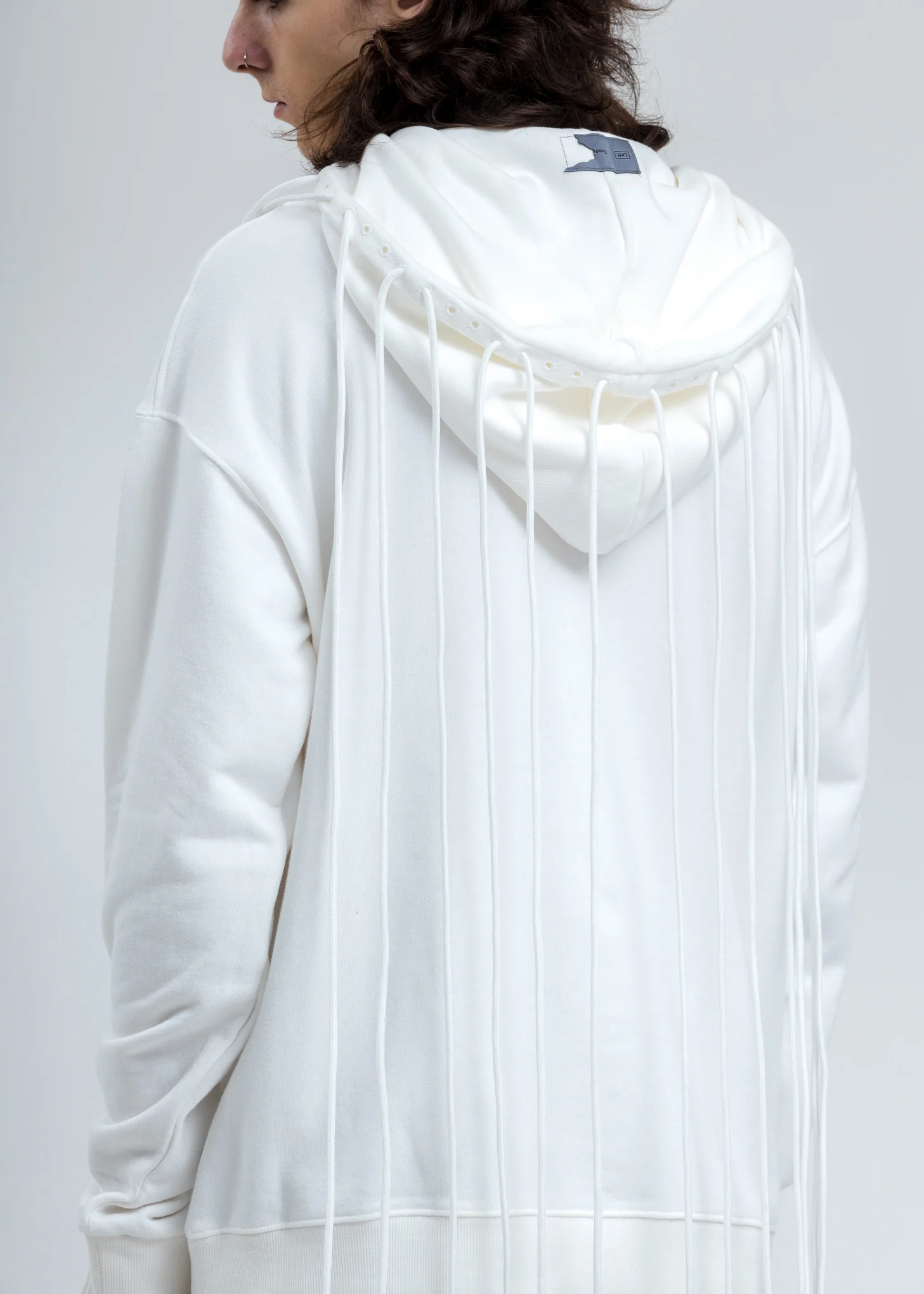 White 3.1 Hoodie Left - Image 5