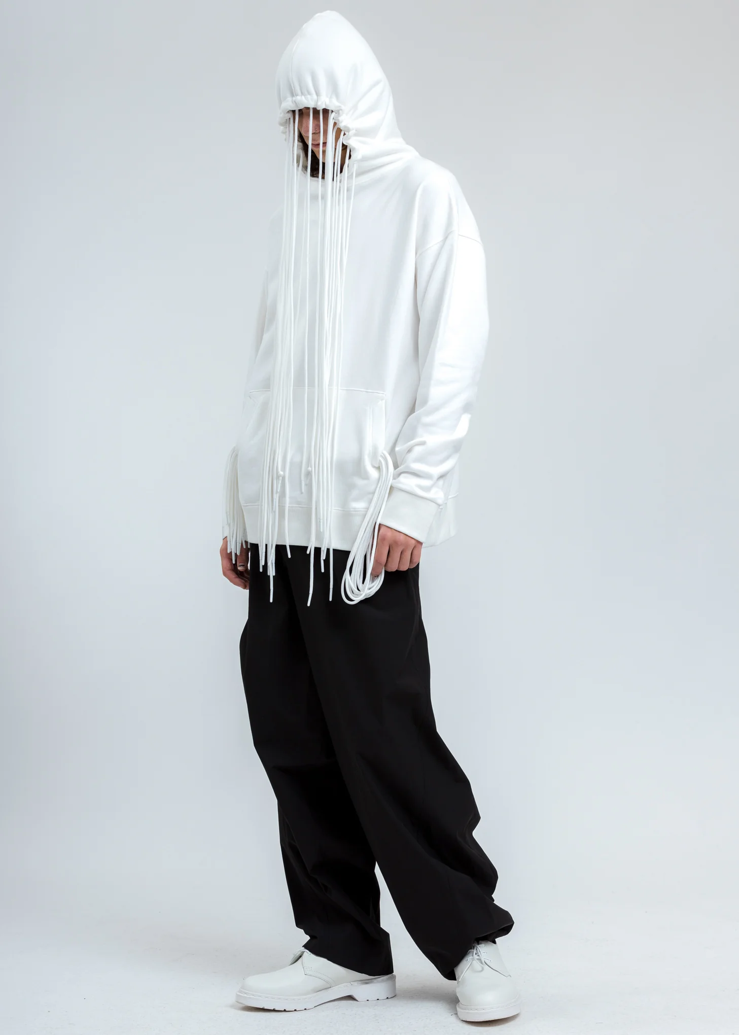 White 3.1 Hoodie Left - Image 8