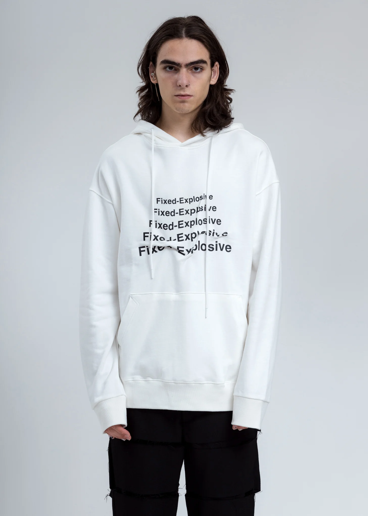 White 3.1 Hoodie Right