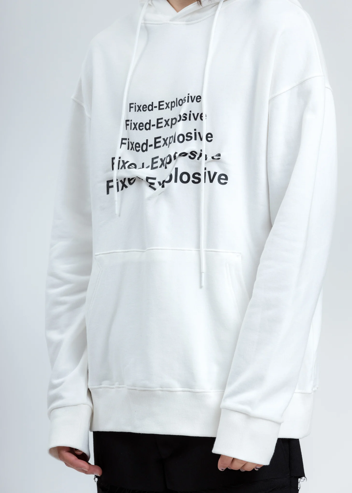 White 3.1 Hoodie Right - Image 2