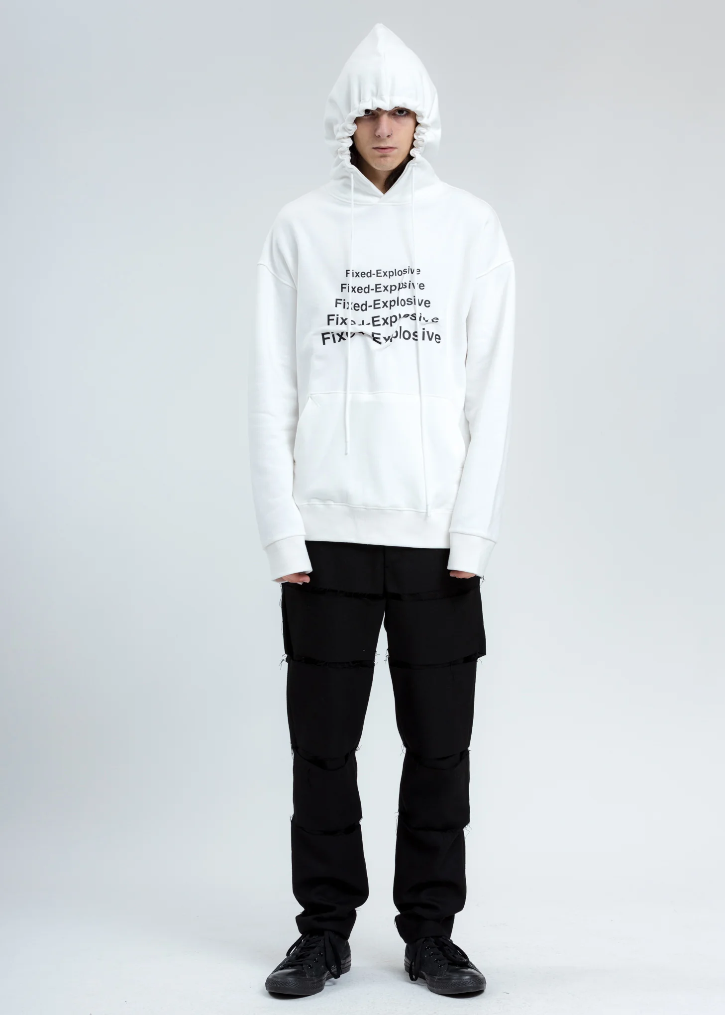 White 3.1 Hoodie Right - Image 5
