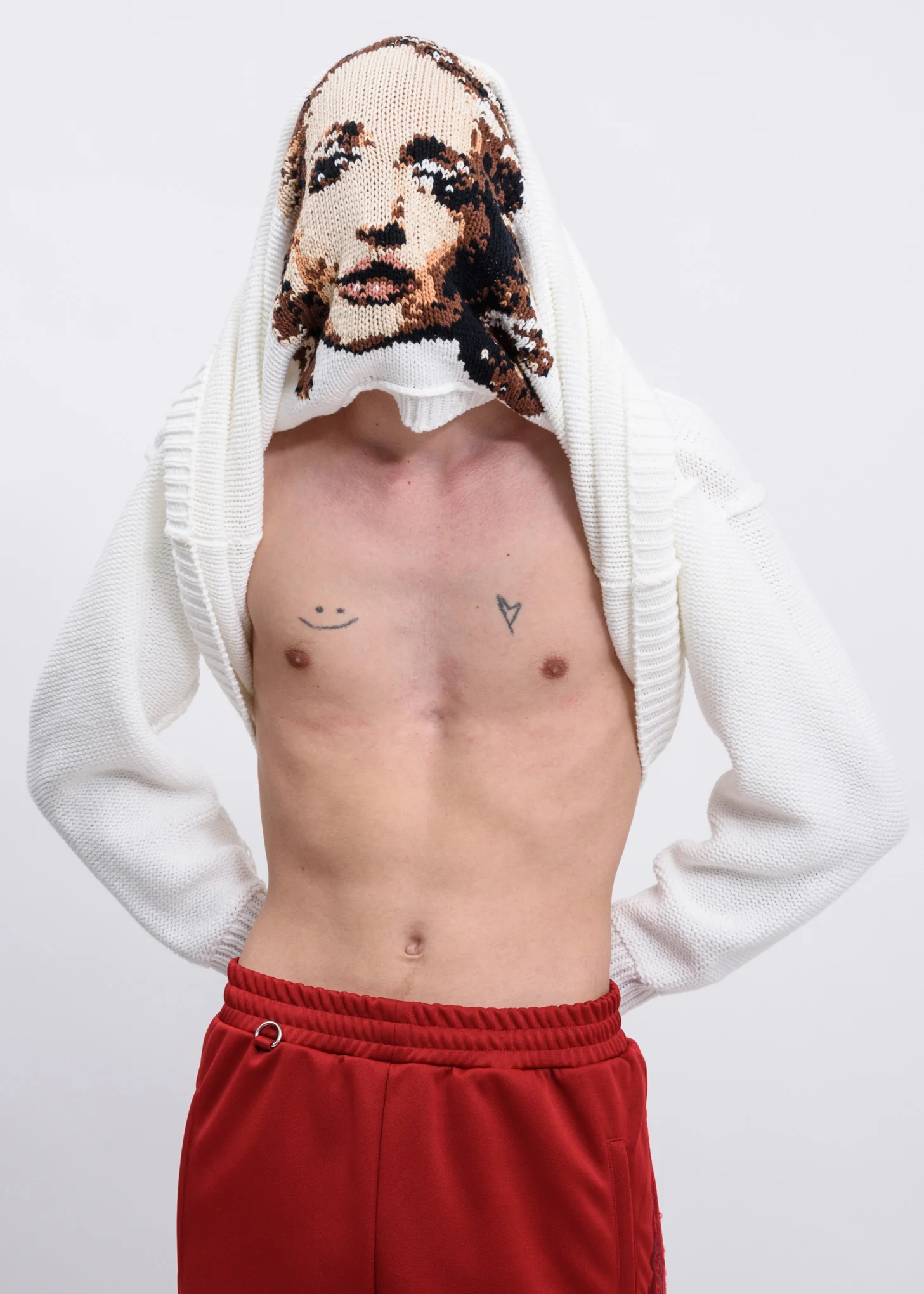 White Acting Someone Knitwear - Image 2