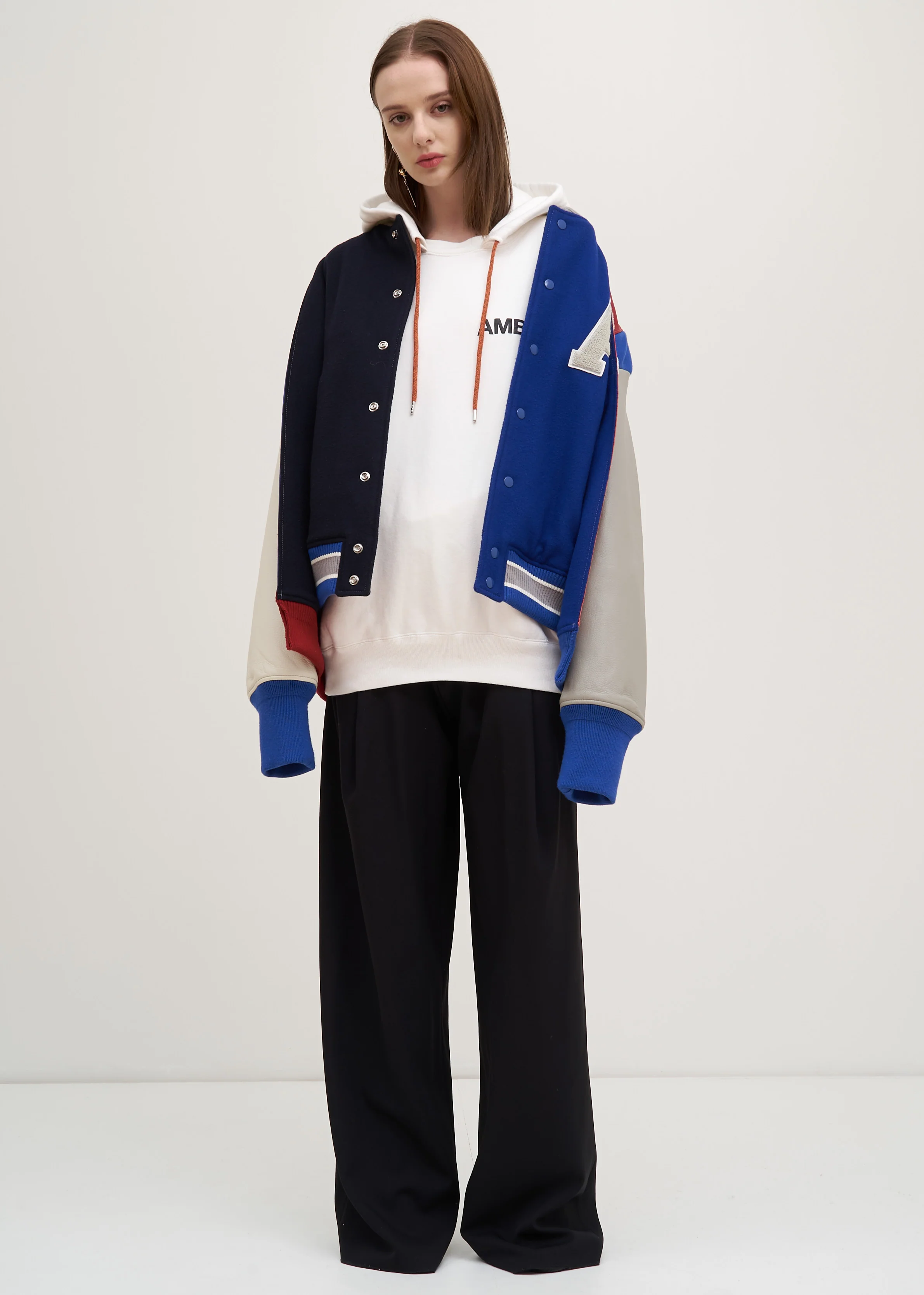 White Ambush Print Hoodie - Image 2