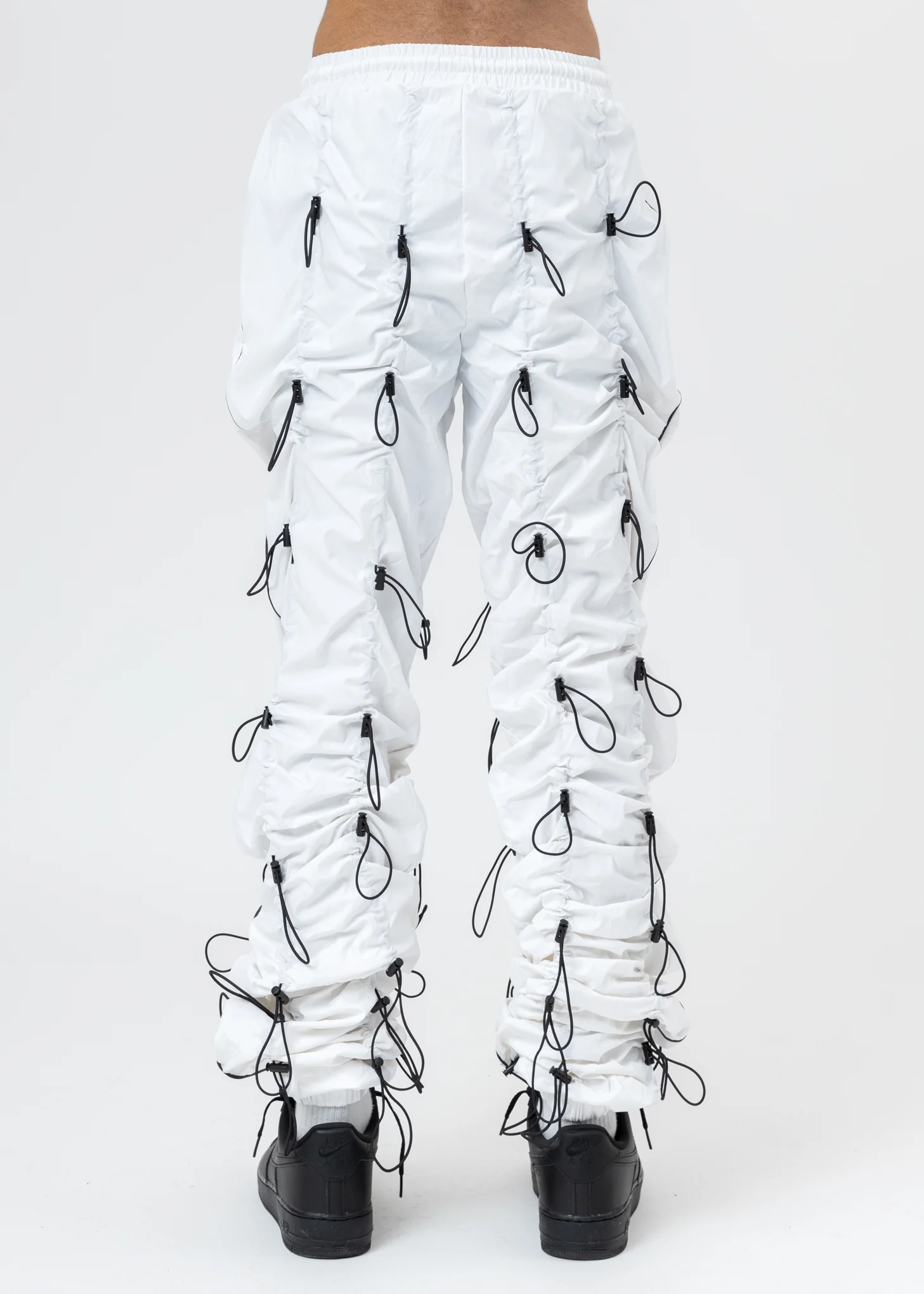 White And Black GOBCHANG Pants - Image 5