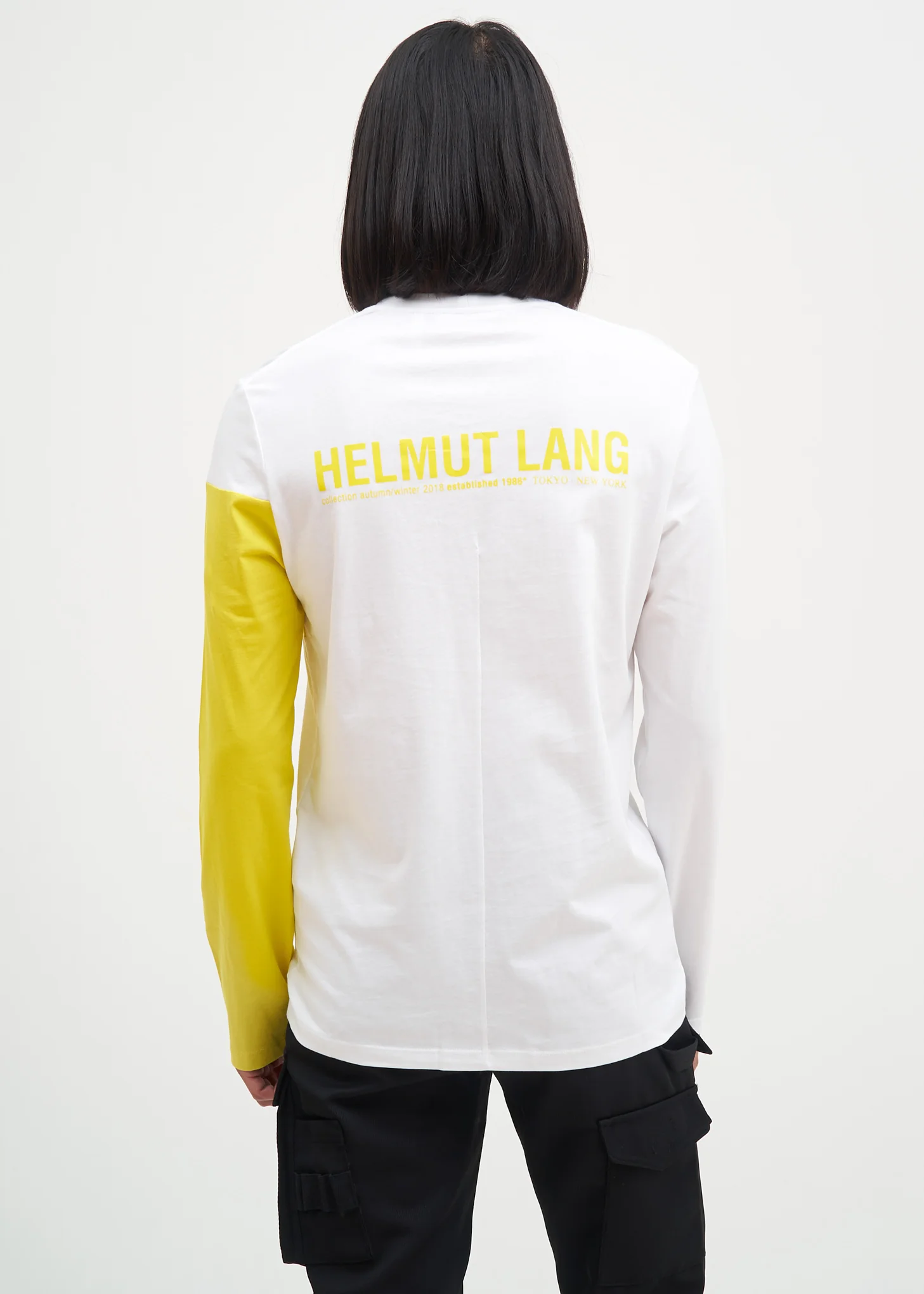 White and Glow Band Logo Long Sleeve - Image 2