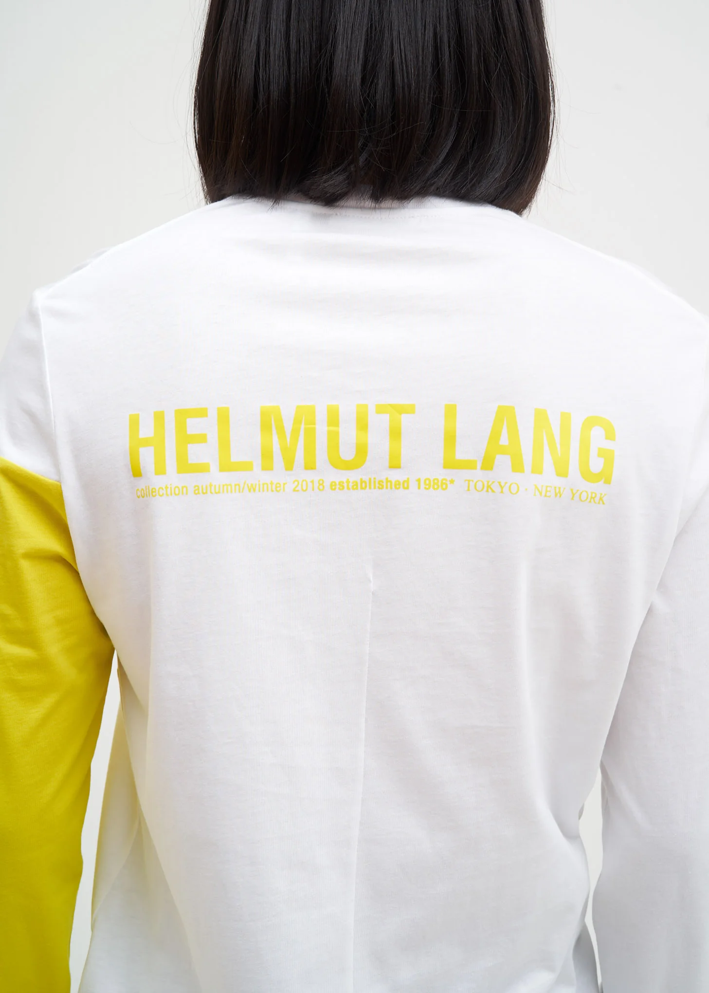 White and Glow Band Logo Long Sleeve - Image 3