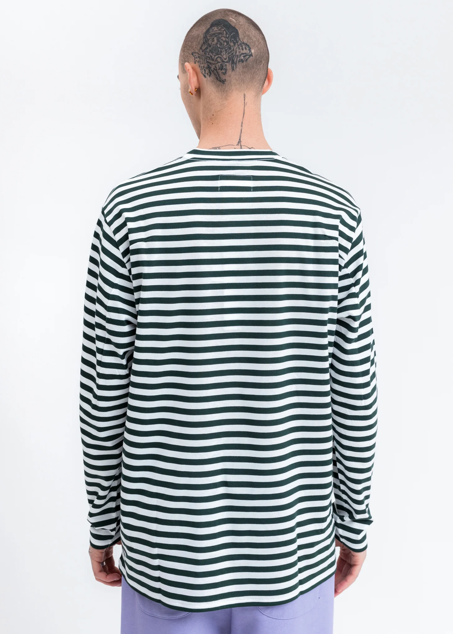 White and Green Happy Balloons Long Sleeve T-Shirt - Image 4