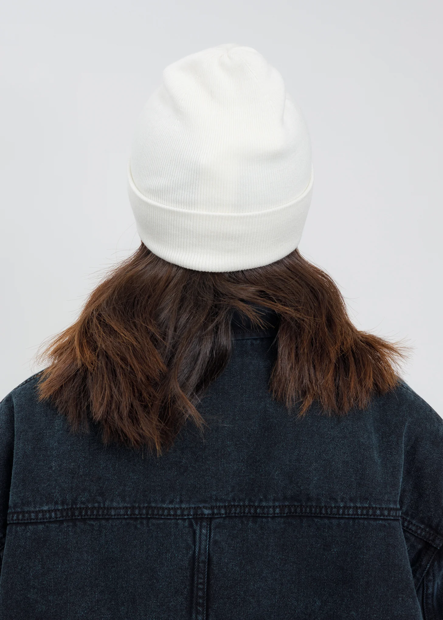 White And Red Crystal Logo Hotfix Iron On Beanie - Image 3