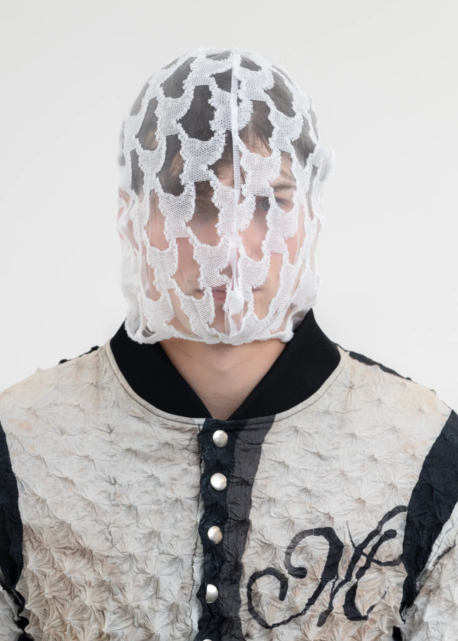 WHITE ANGEL LACE MASK